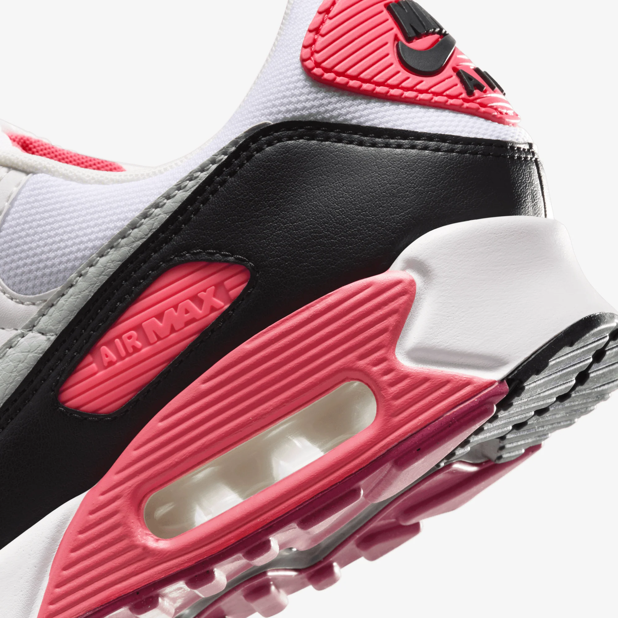 NIKE | AIR MAX 90 { WHITE/LIGHT SILVER-ASTER PINK-BLACK - Image 6