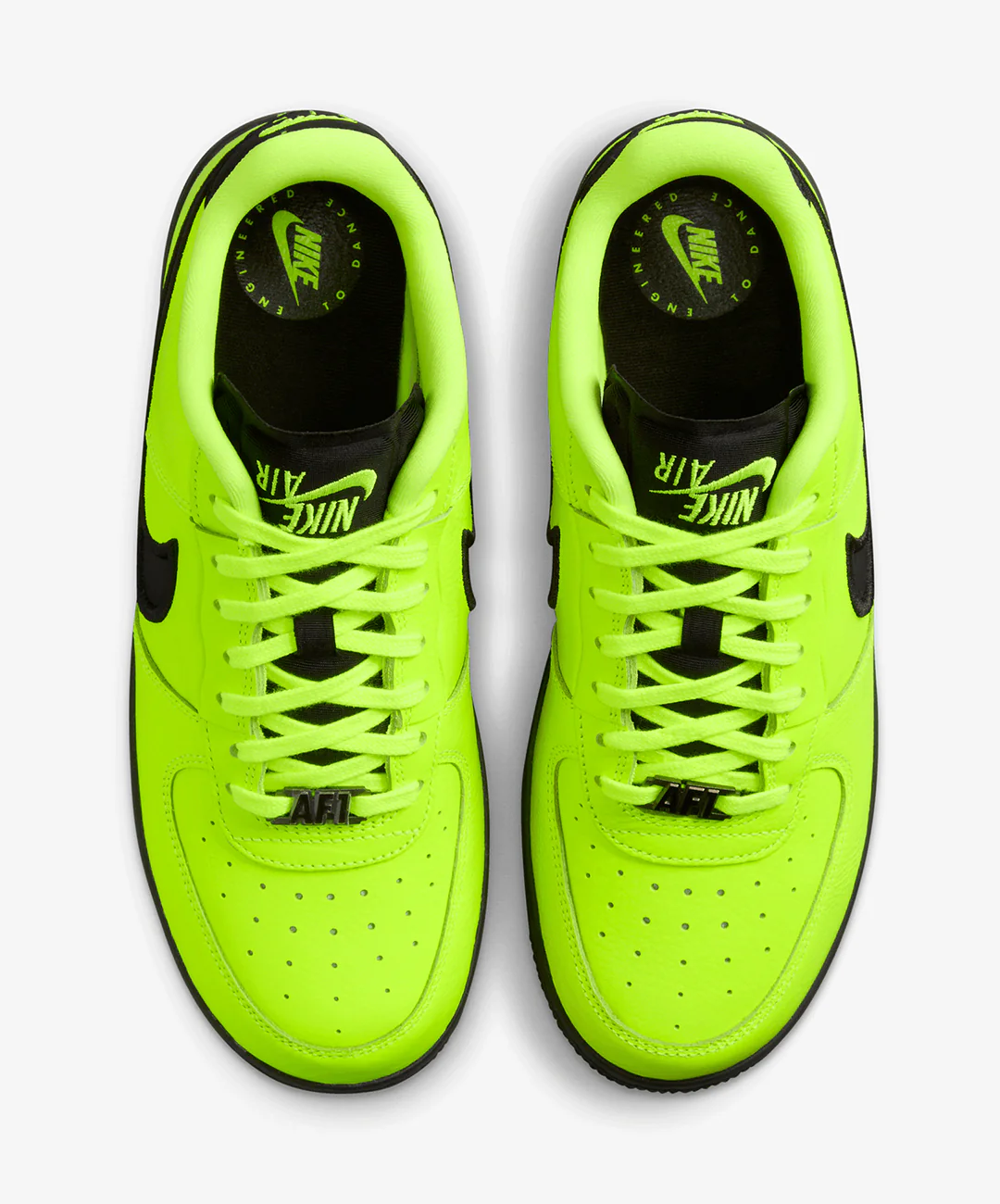 NIKE | AIRFORCE 1 DANCE { VOLT/BLACK-GUNMETAL - Image 2