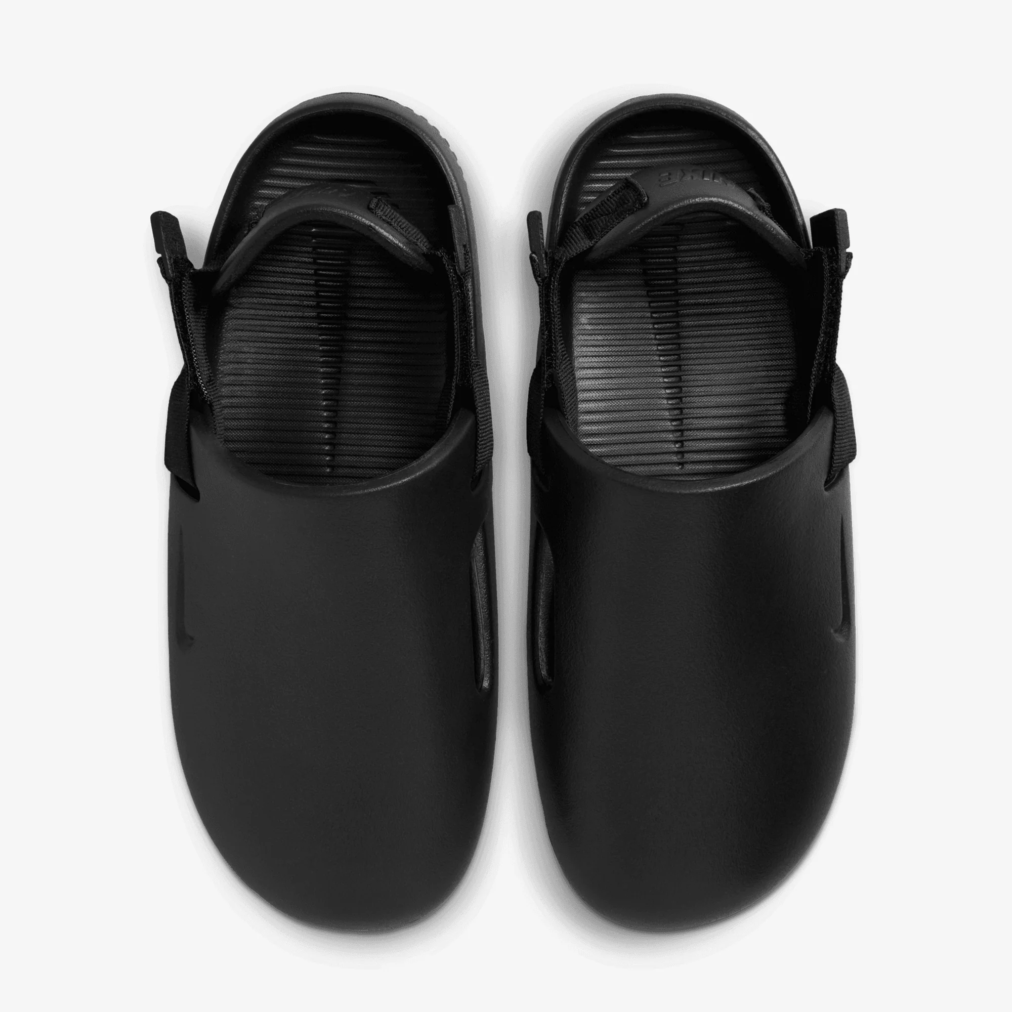 NIKE | CALM MULES { BLACK/BLACK - Image 2