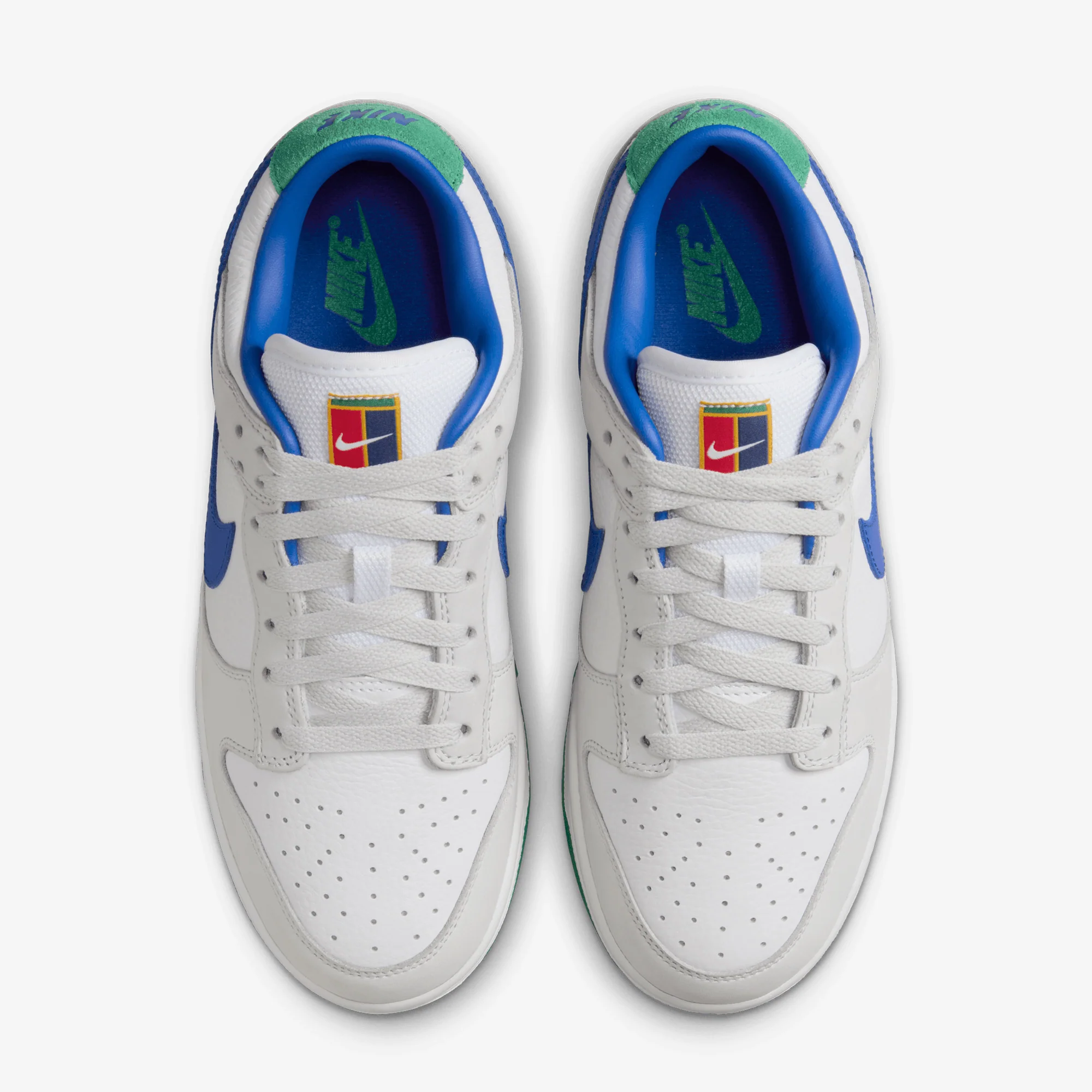 NIKE | DUNK LOW PREMIUM { WHITE/PHOTO BLUE-PHOTON DUST - Image 2