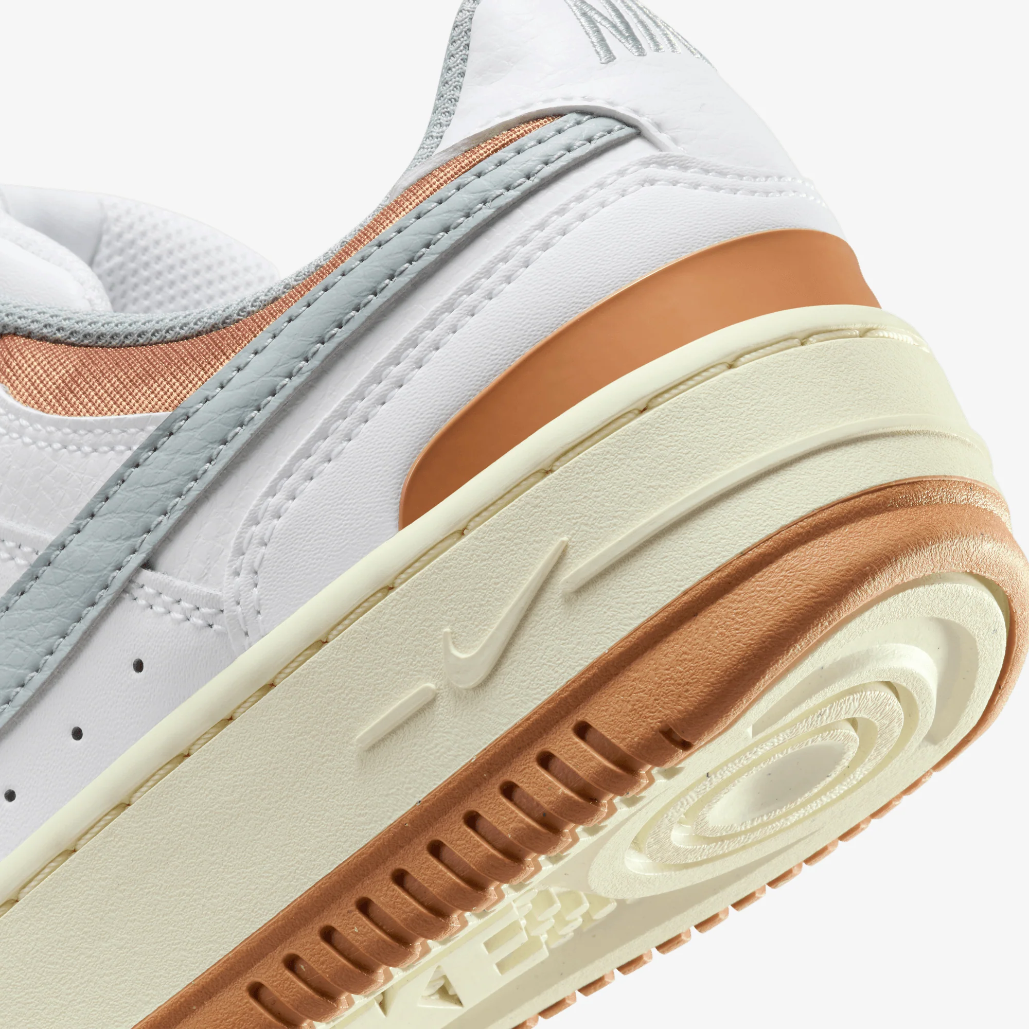 NIKE | GAMMA FORCE { WHITE/LIGHT PUMICE-FLAX-COCONUT MILK - Image 6