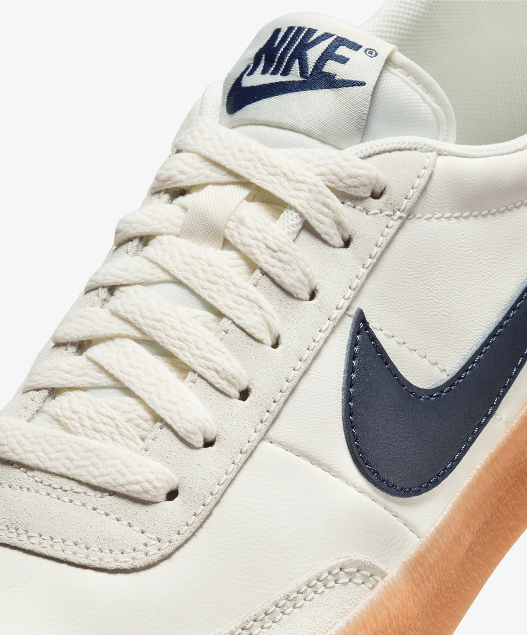 NIKE | KILLSHOT 2 { SAIL/MIDNIGHT NAVY-GUM YELLOW - Image 4