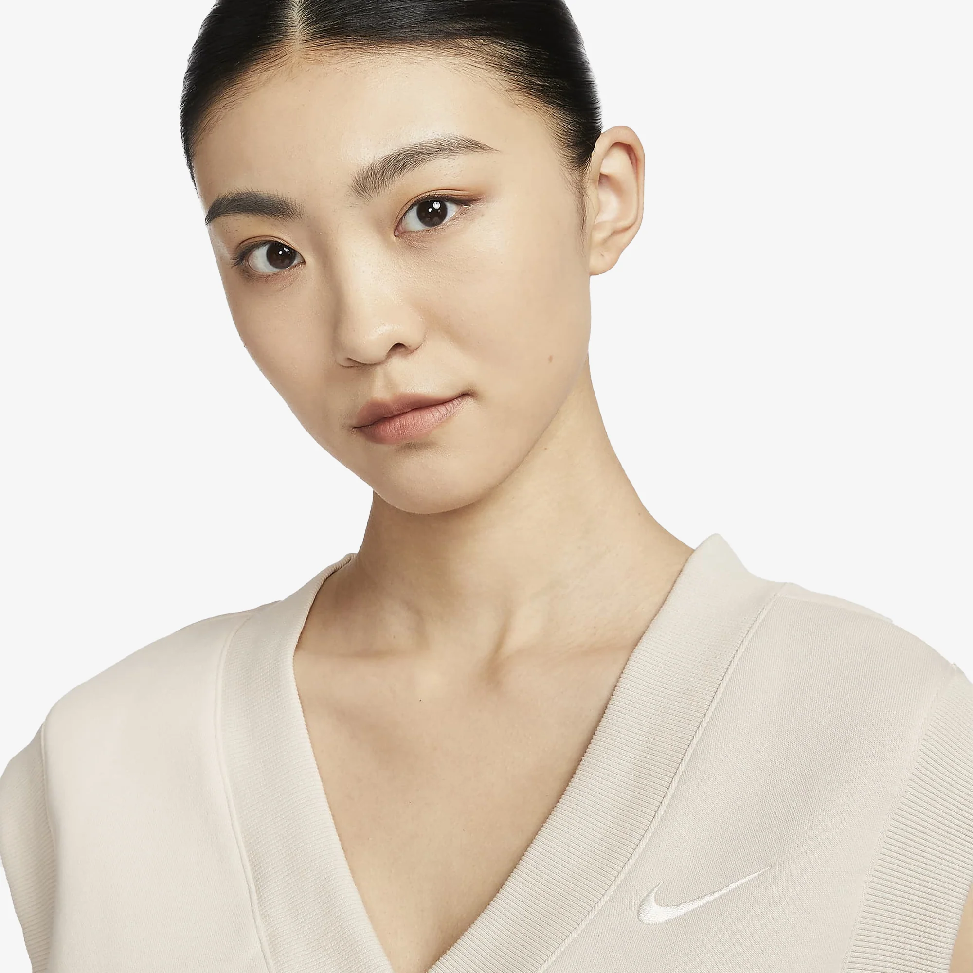 NIKE | SPORTSWEAR PHOENIX FLEECE { LT OREWOOD BRN/SAIL - Image 3