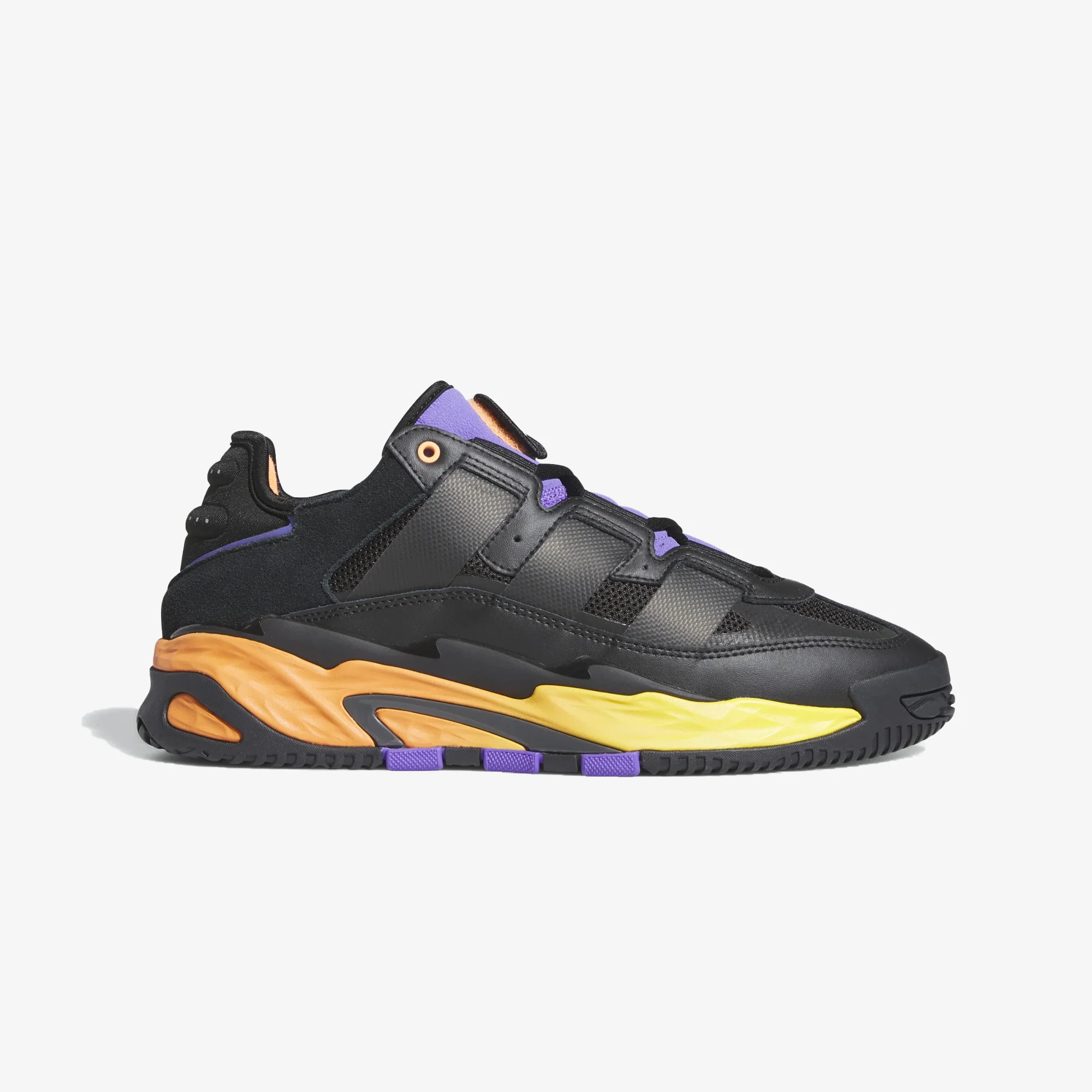 Adidas Originals | NITEBALL { CORE BLACK/GREY/PURPLE RUSH