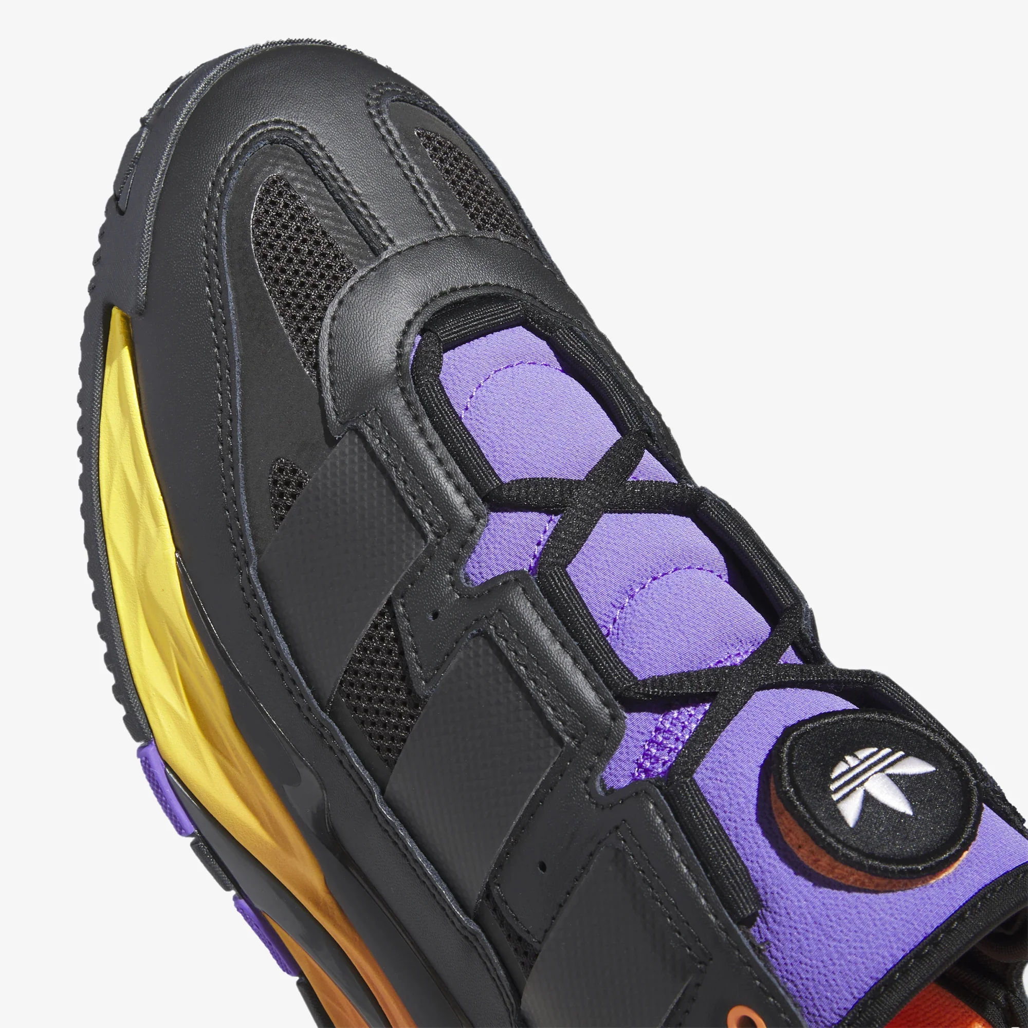 Adidas Originals | NITEBALL { CORE BLACK/GREY/PURPLE RUSH - Image 4