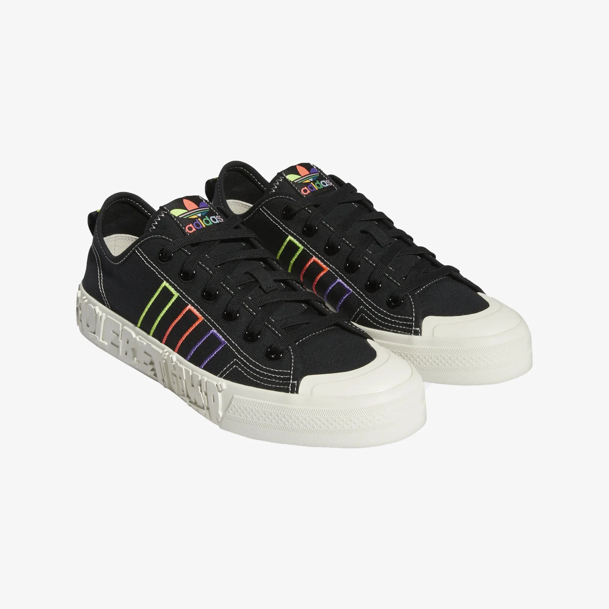 ADIDAS ORIGINALS | NIZZA PRIDE { BLACK - Image 2