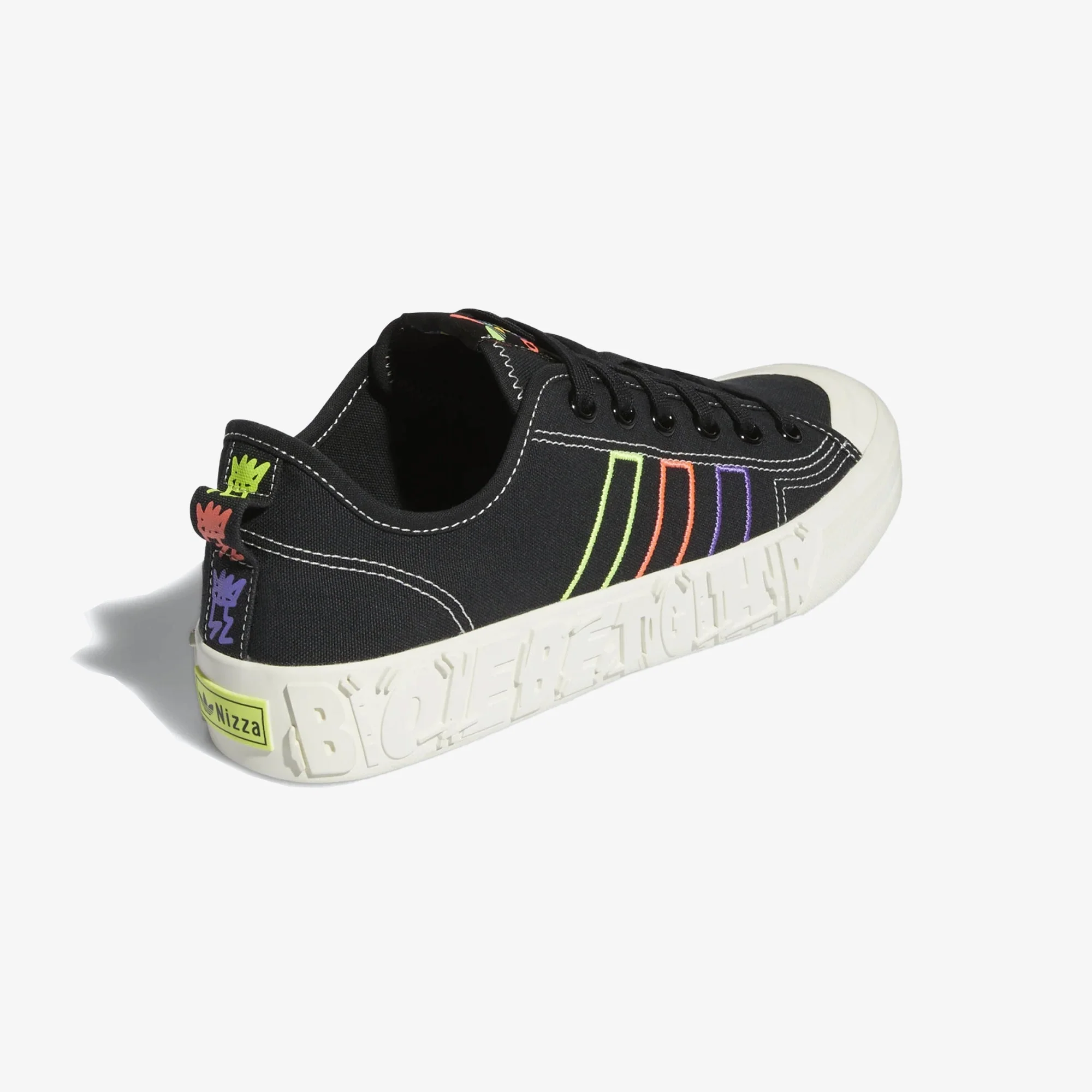 ADIDAS ORIGINALS | NIZZA PRIDE { BLACK - Image 3