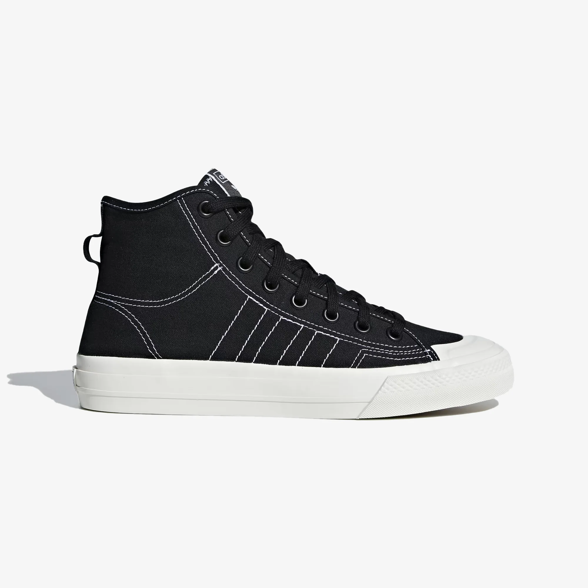 Adidas Originals | NIZZA RF HI { CORE BLACK/WHITE/OFF WHITE