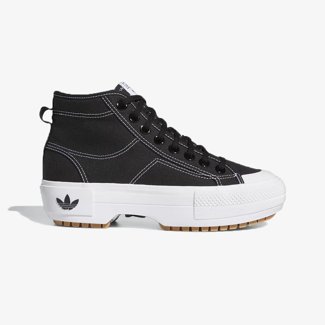 Adidas Originals | NIZZA TREK SHOES { CORE BLACK/CLOUD WHITE/GUM