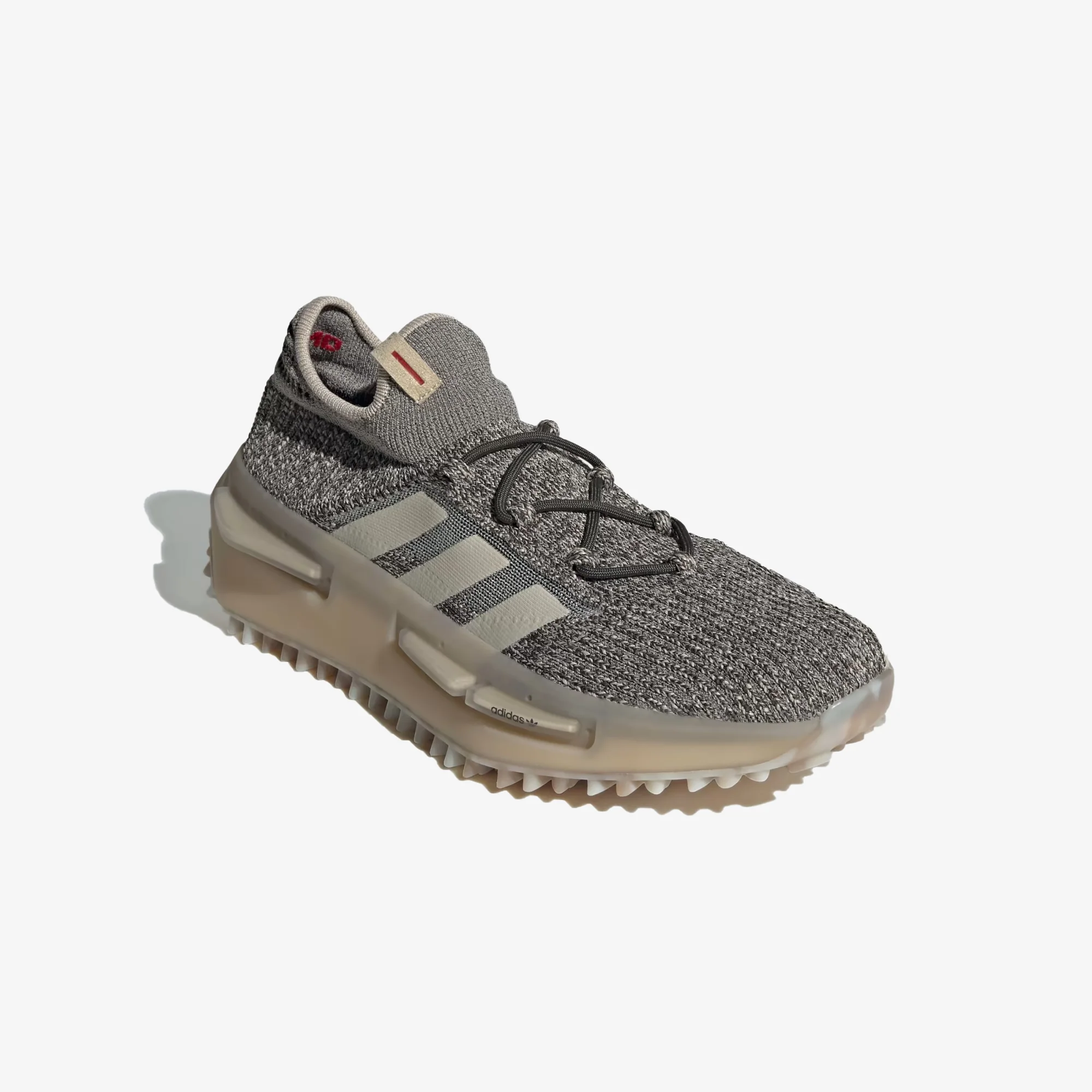 Adidas Originals | NMD_S1 { WONDER BEIGE/SHADOW OLIVE - Image 2