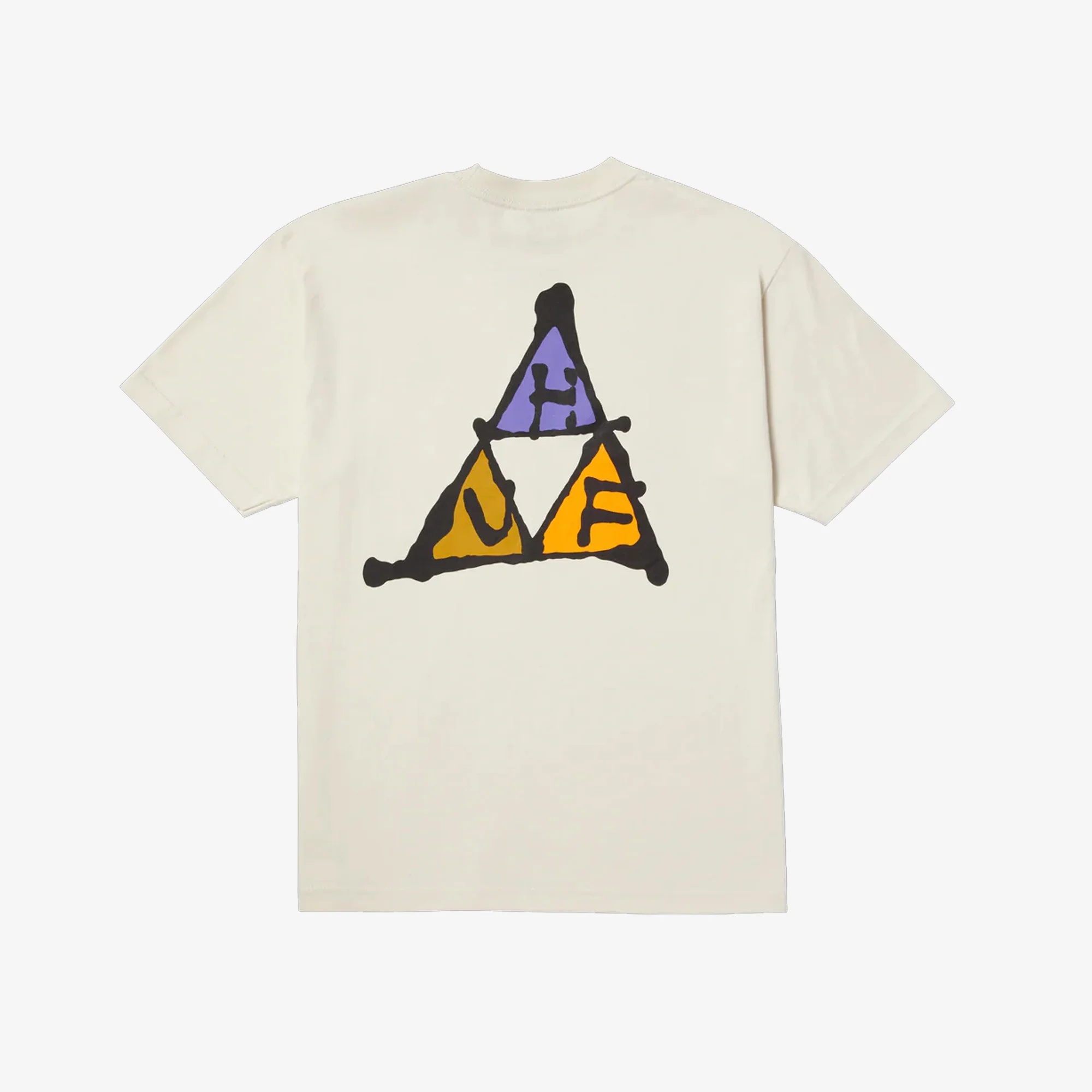 HUF | NO-FI TRIPLE TRIANGLE T-SHIRT { BONE