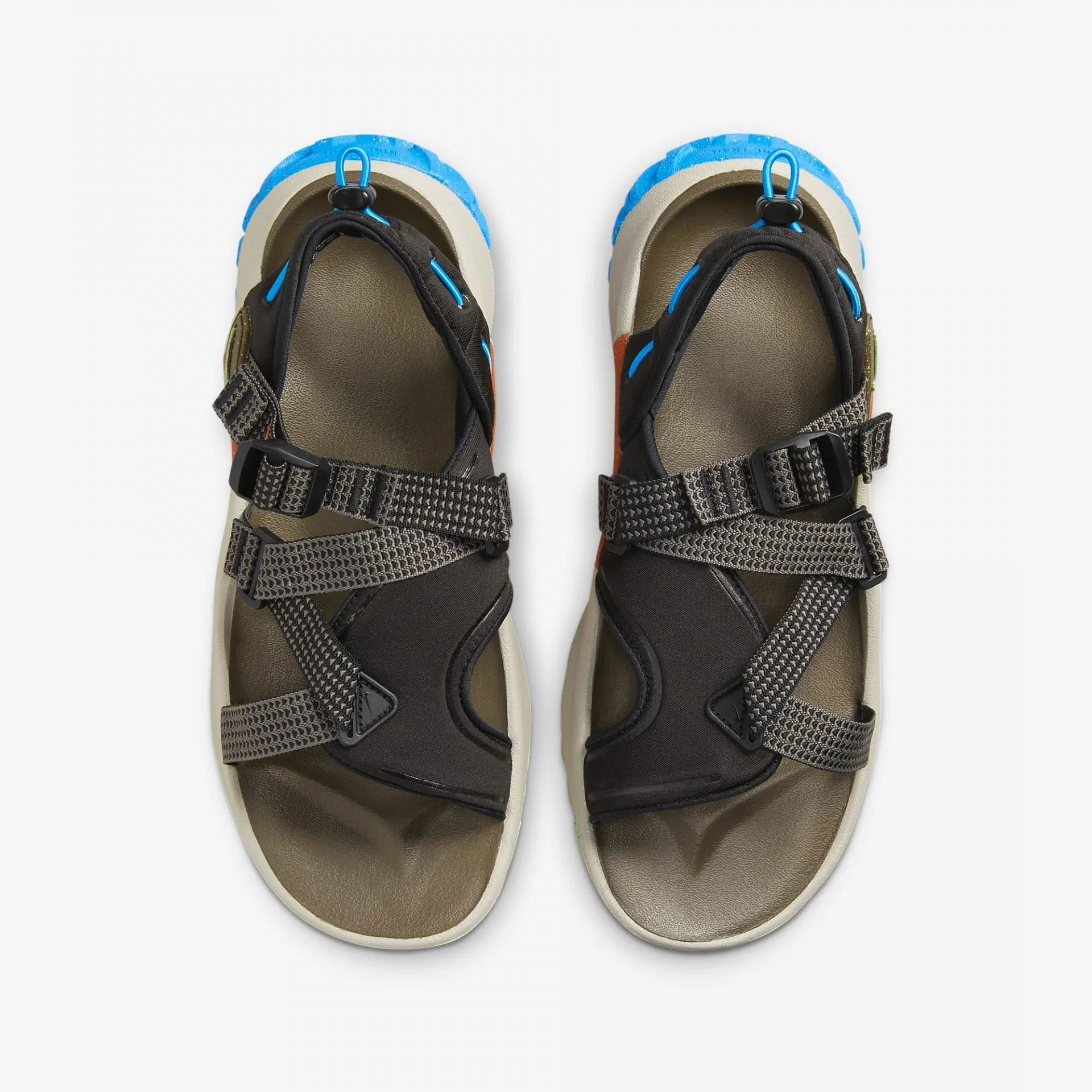 Nike | ONEONTA SANDALS  { BLACK / COBBLESTONE - Image 2