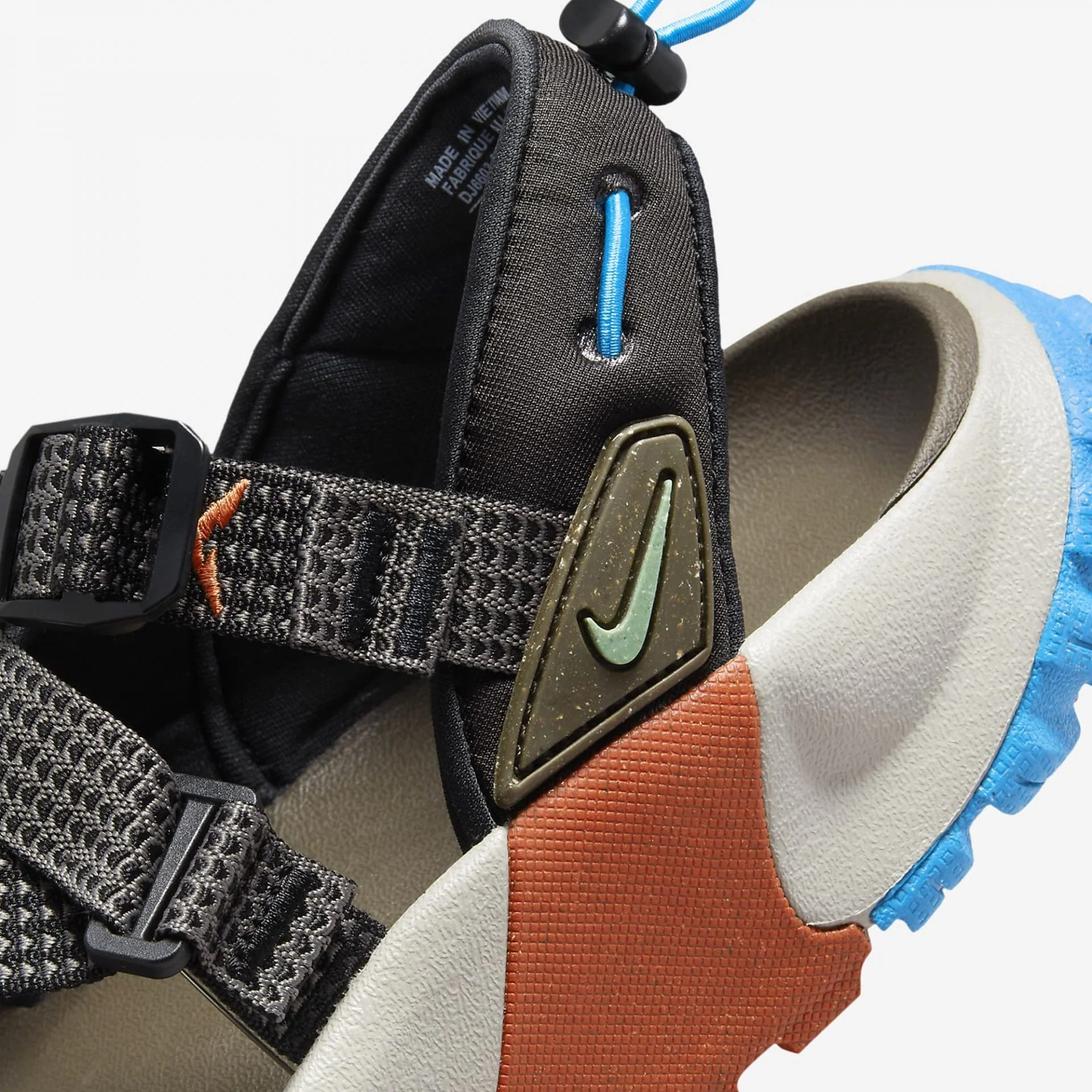 Nike | ONEONTA SANDALS  { BLACK / COBBLESTONE - Image 4