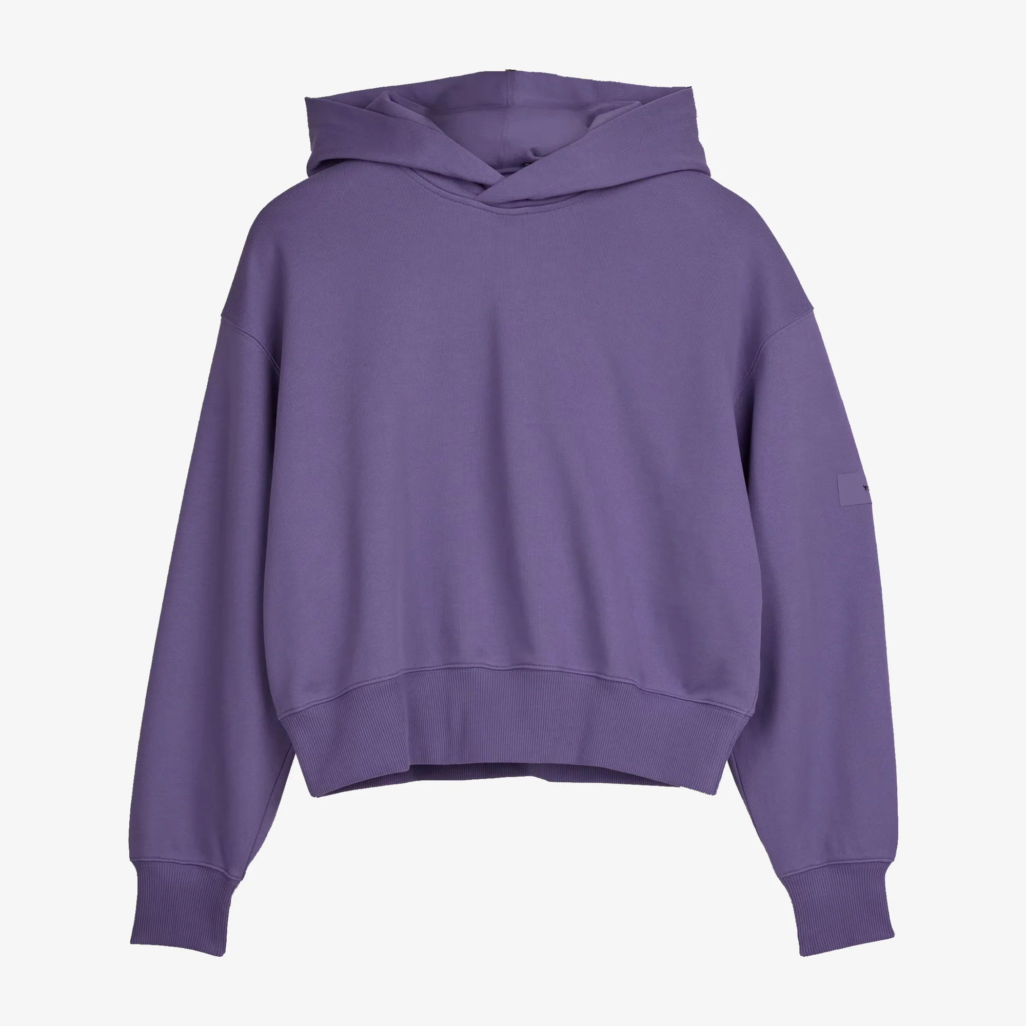Y-3 | ORGANIC COTTON TERRY BOXY HOODIE { TECH PURPLE - Image 4