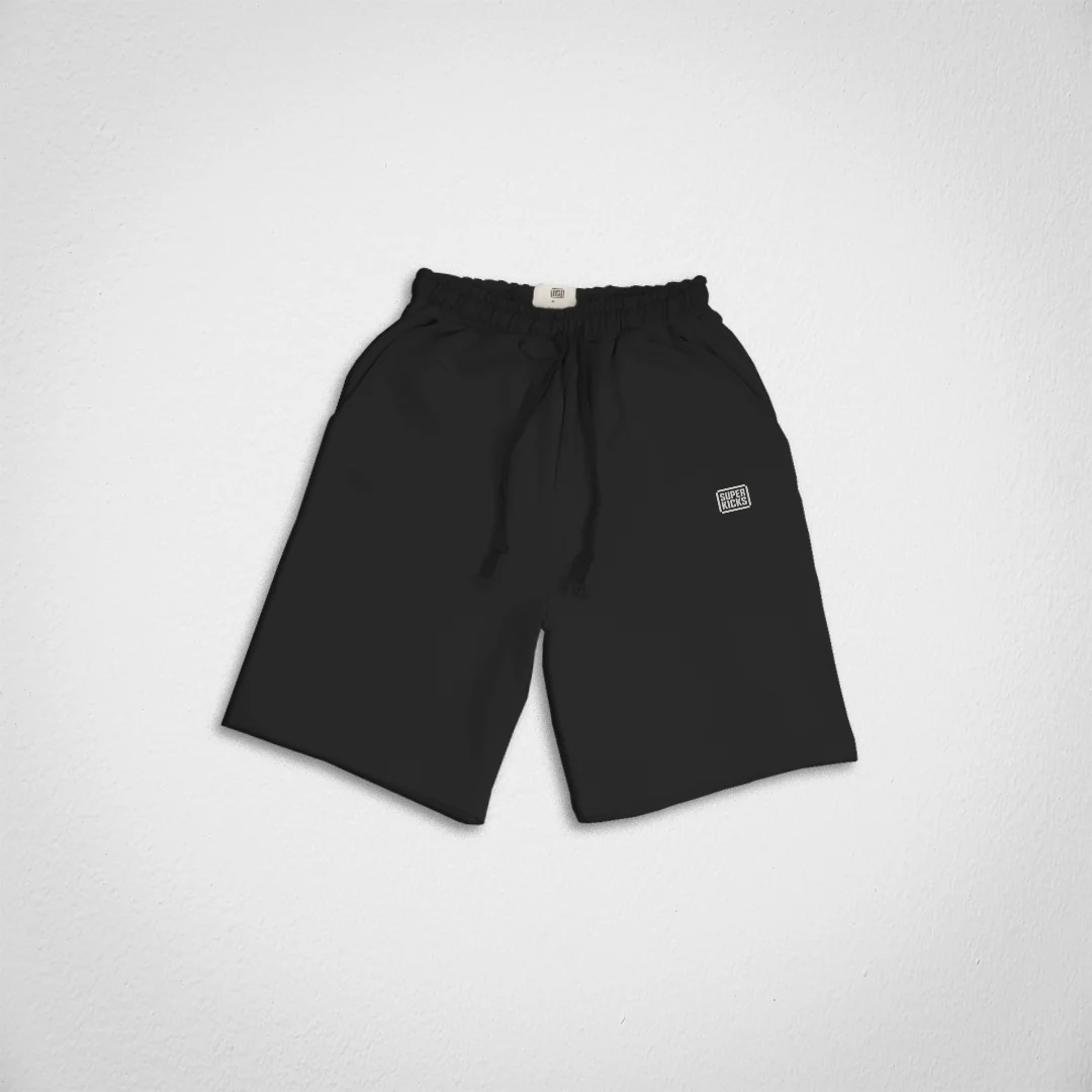 Superkicks | OVER THE KNEE SHORTS { CARBON BLACK - Image 5