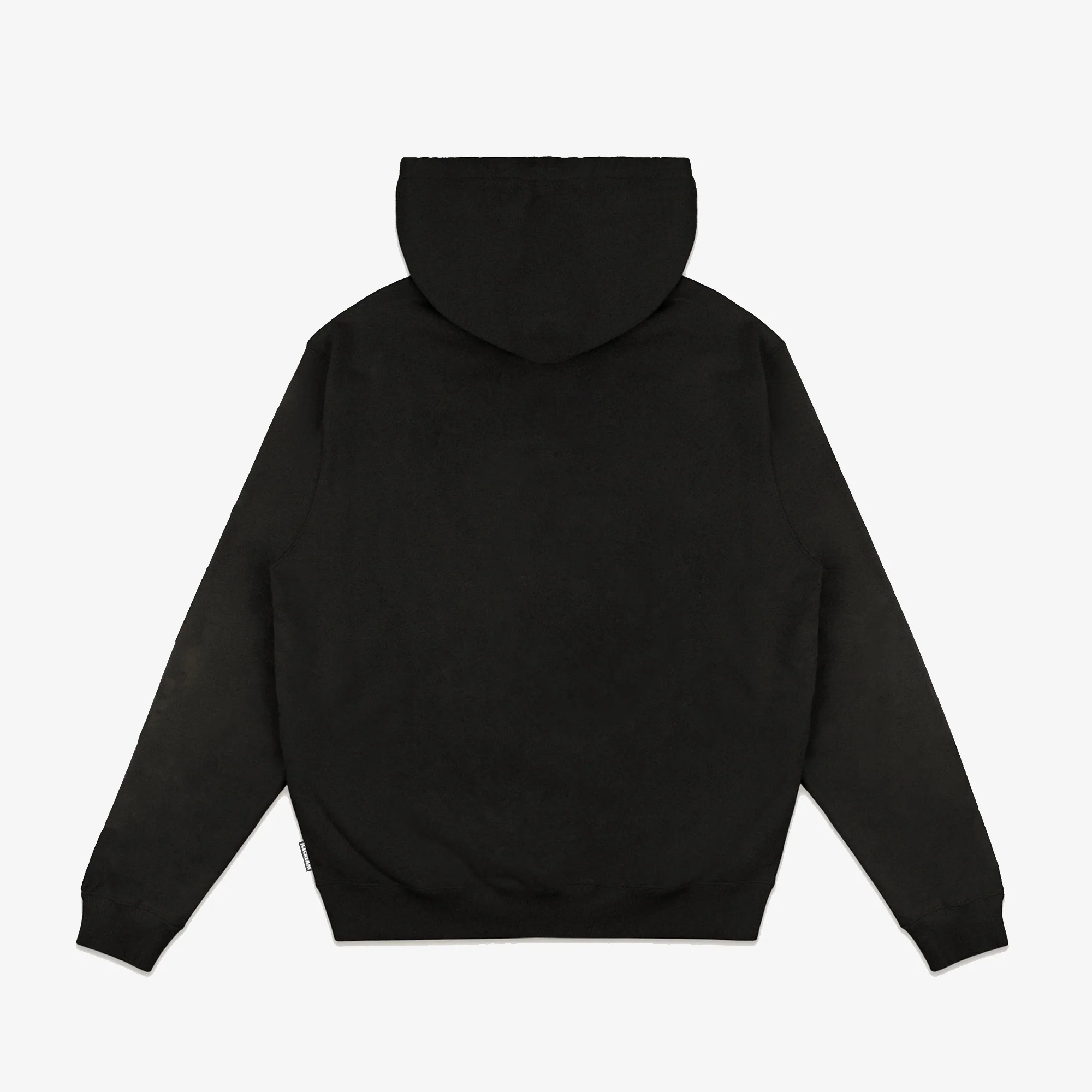 Icecream | OVERLAP HOODIE  { BLACK - Image 2