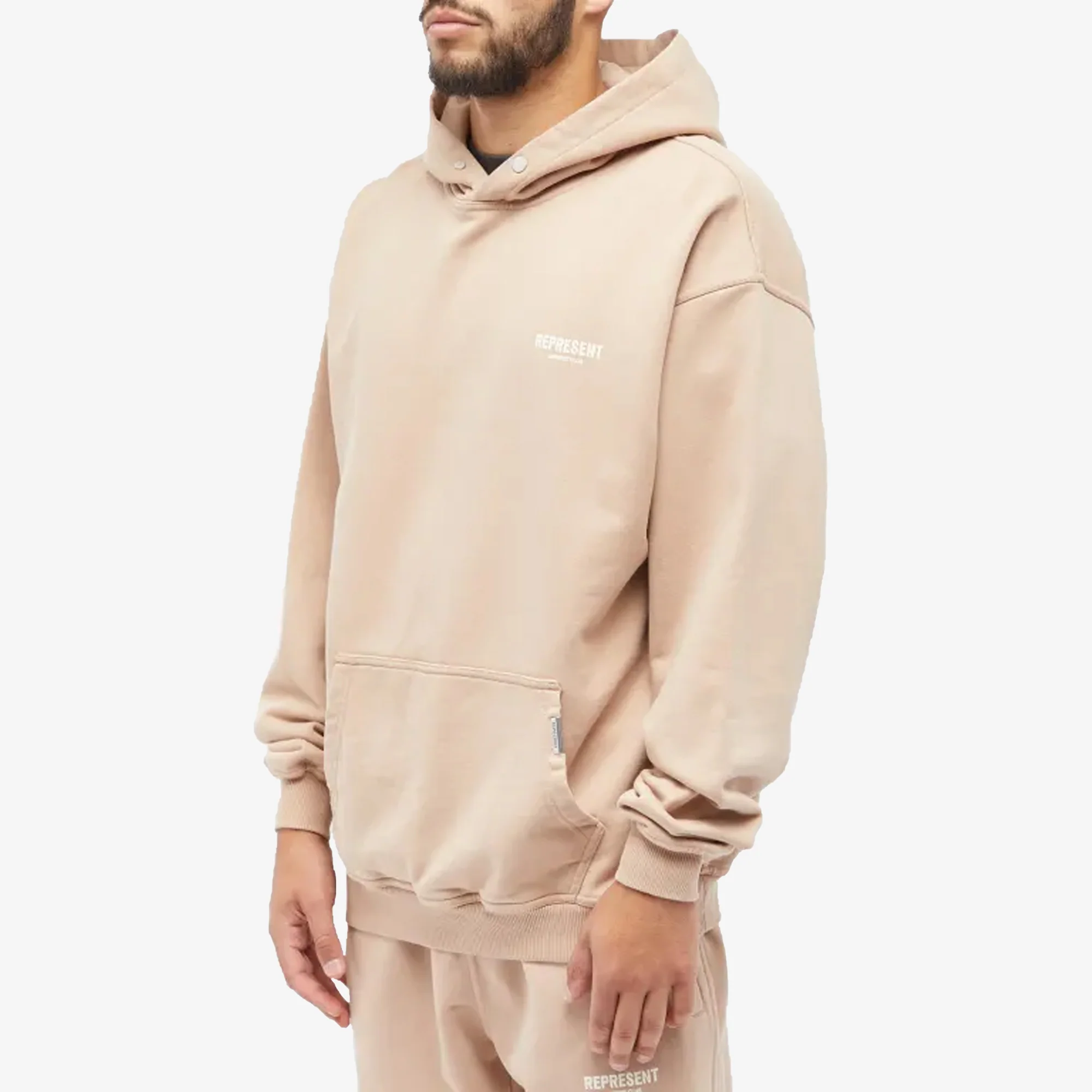 Represent | OWNERS CLUB HOODIE { STUCCO - Image 2