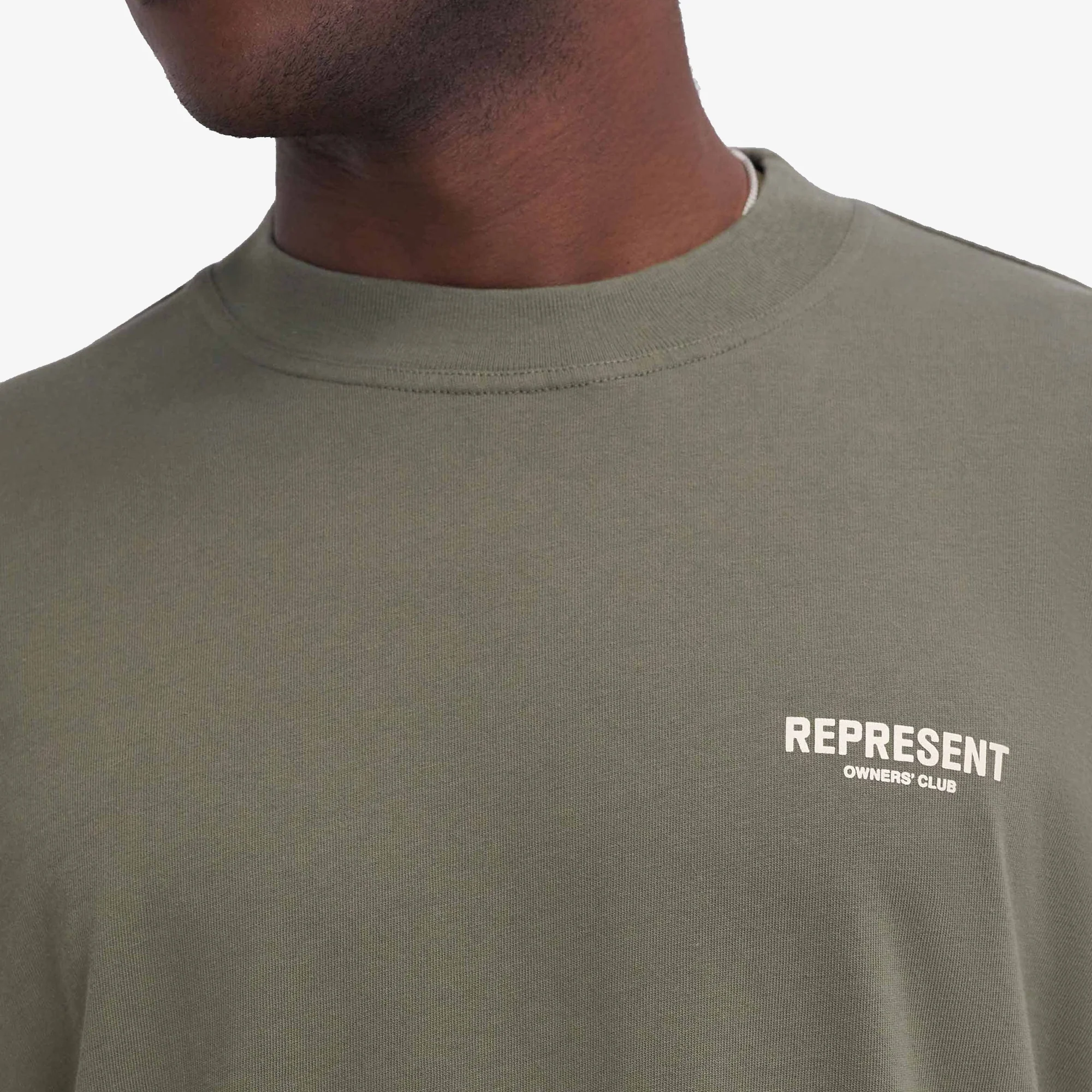 Represent | OWNERS CLUB T-SHIRT { OLIVE - Image 6