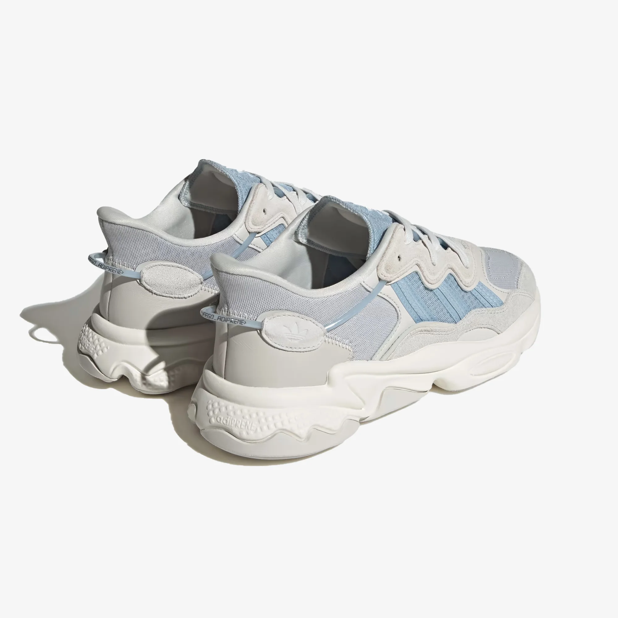 Adidas Originals | OZWEEGO { GREY ONE/WONDER BLUE/WHITE - Image 3