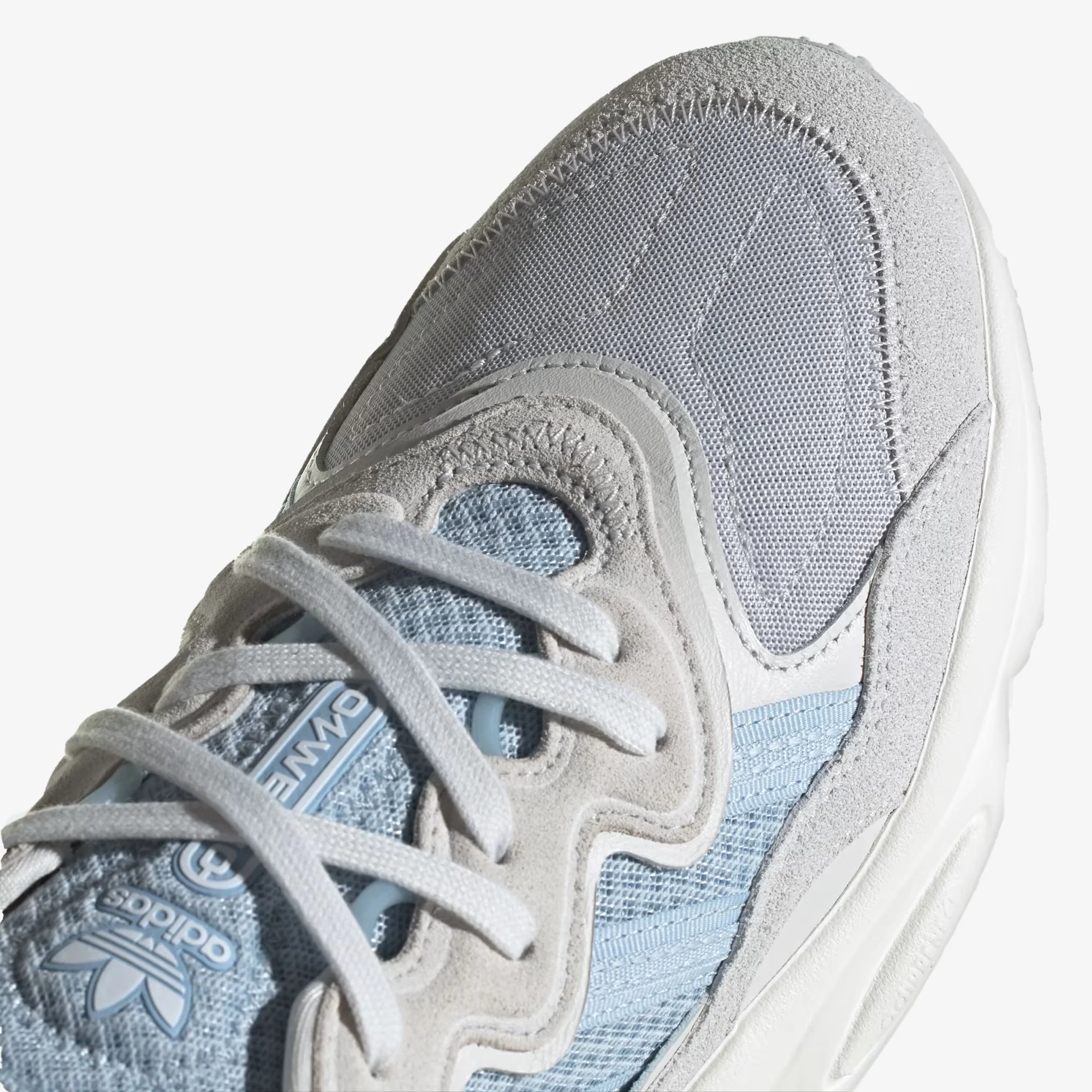 Adidas Originals | OZWEEGO { GREY ONE/WONDER BLUE/WHITE - Image 4