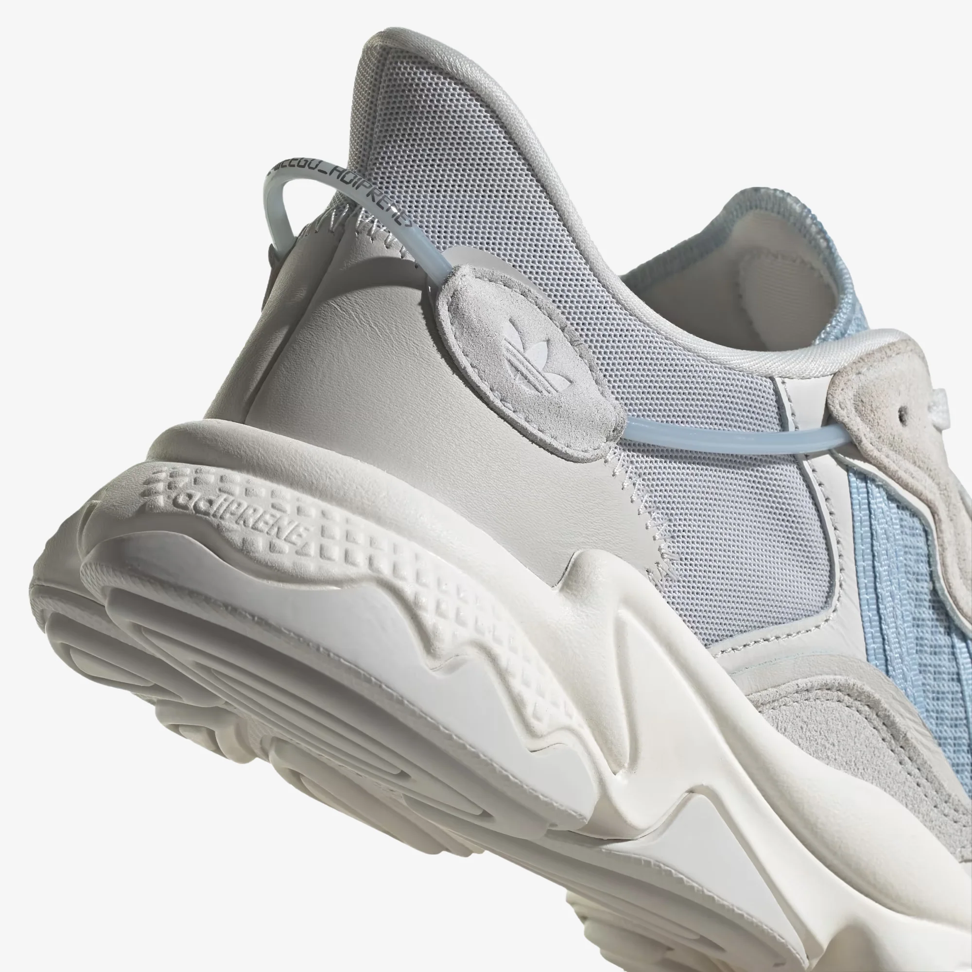 Adidas Originals | OZWEEGO { GREY ONE/WONDER BLUE/WHITE - Image 5