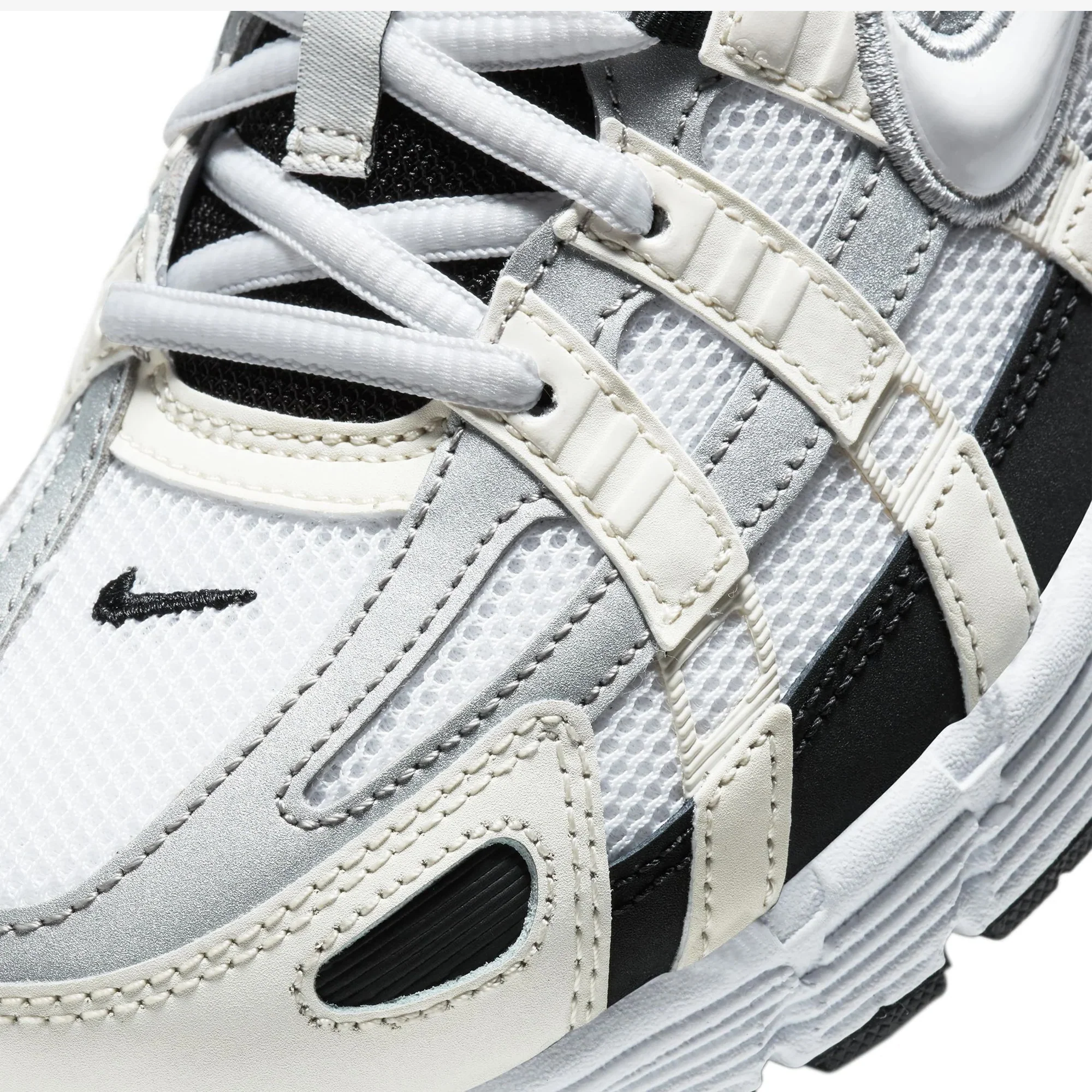 Nike | P-6000 { SAIL/WHITE-WOLF GREY-METALLIC SILVER - Image 4