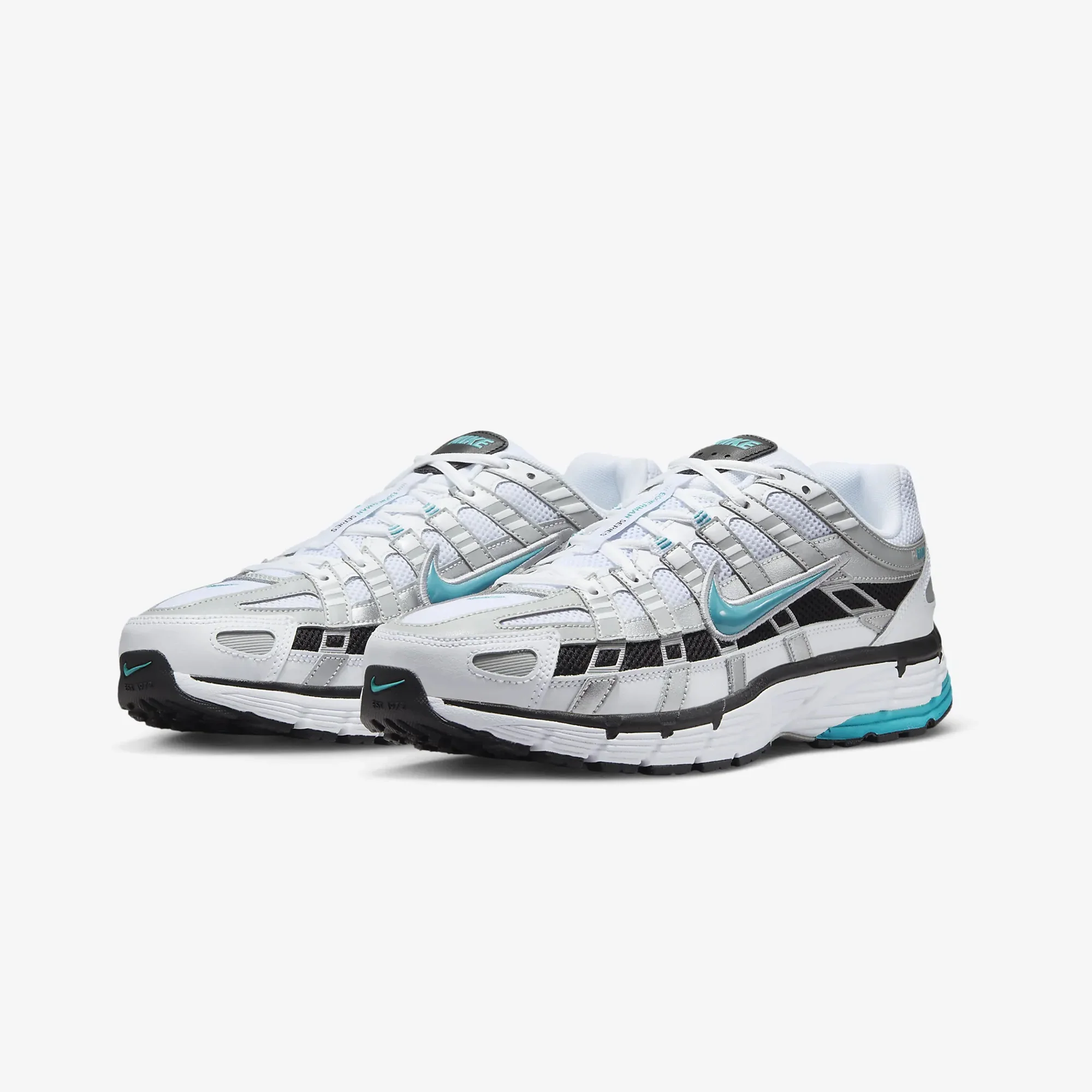 Nike | P-6000 { WHITE/DUSTY CACTUS-METALLIC SILVER-BLACK - Image 2