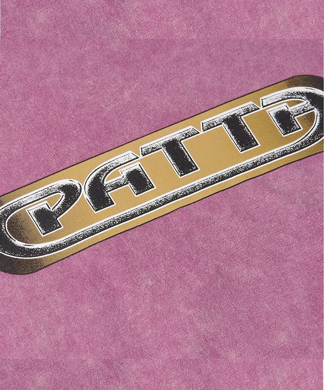 PATTA | GILDED ACID WASHED T-SHIRT { BOYSENBERRY - Image 3