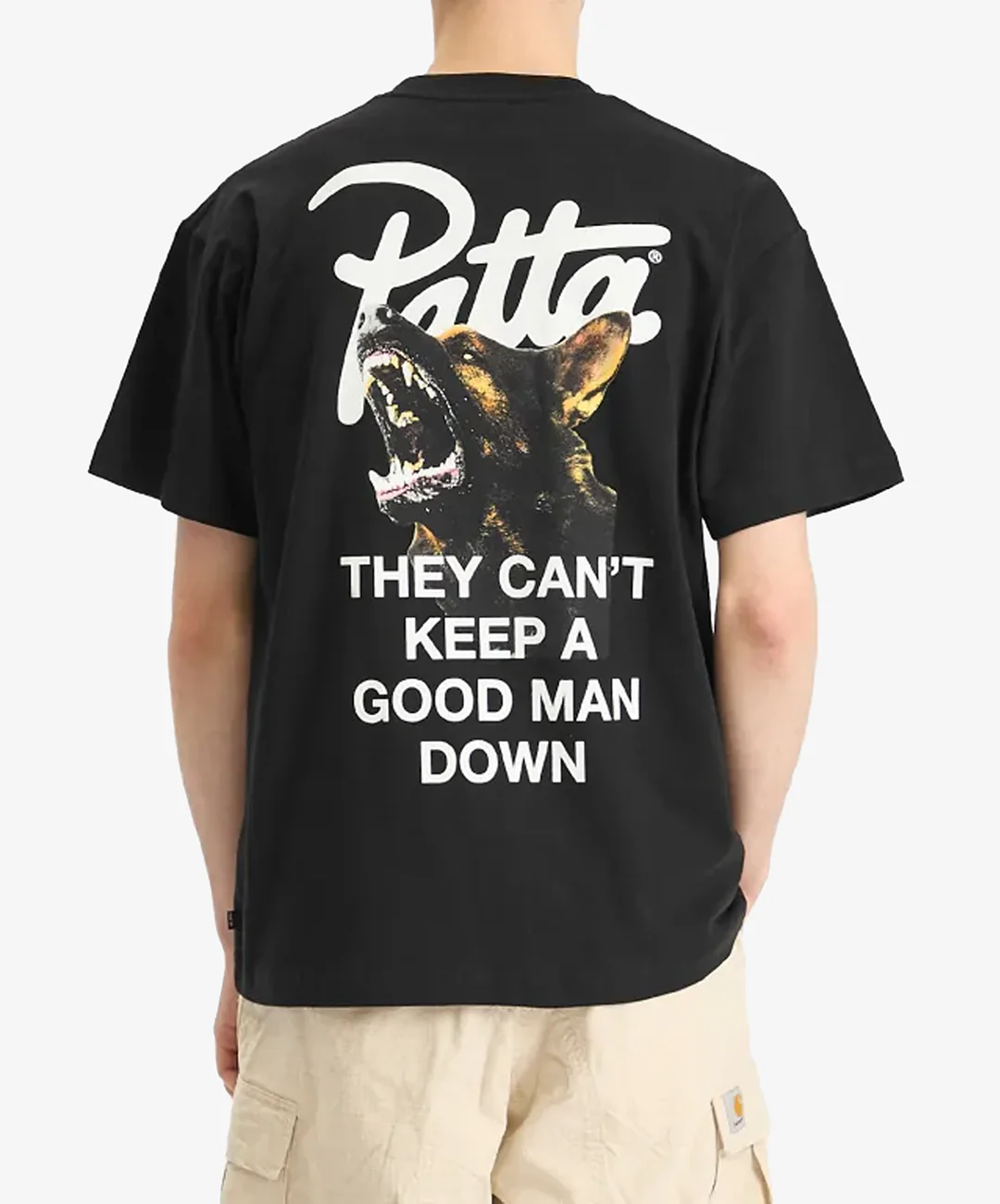 PATTA | PATTA BARK T-SHIRT { BLACK - Image 2