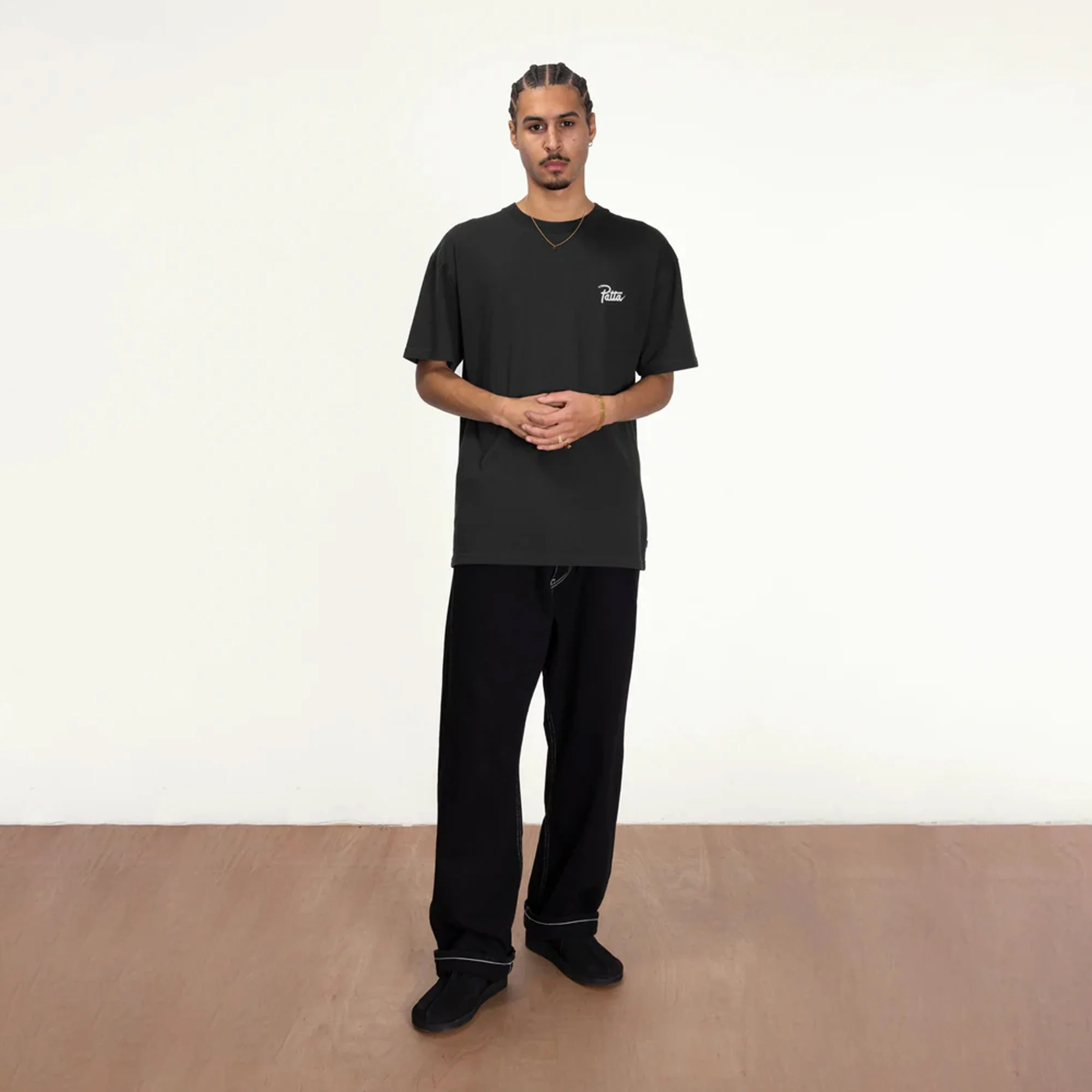 PATTA | PATTA SNAKE HEART T-SHIRT { BLACK - Image 6