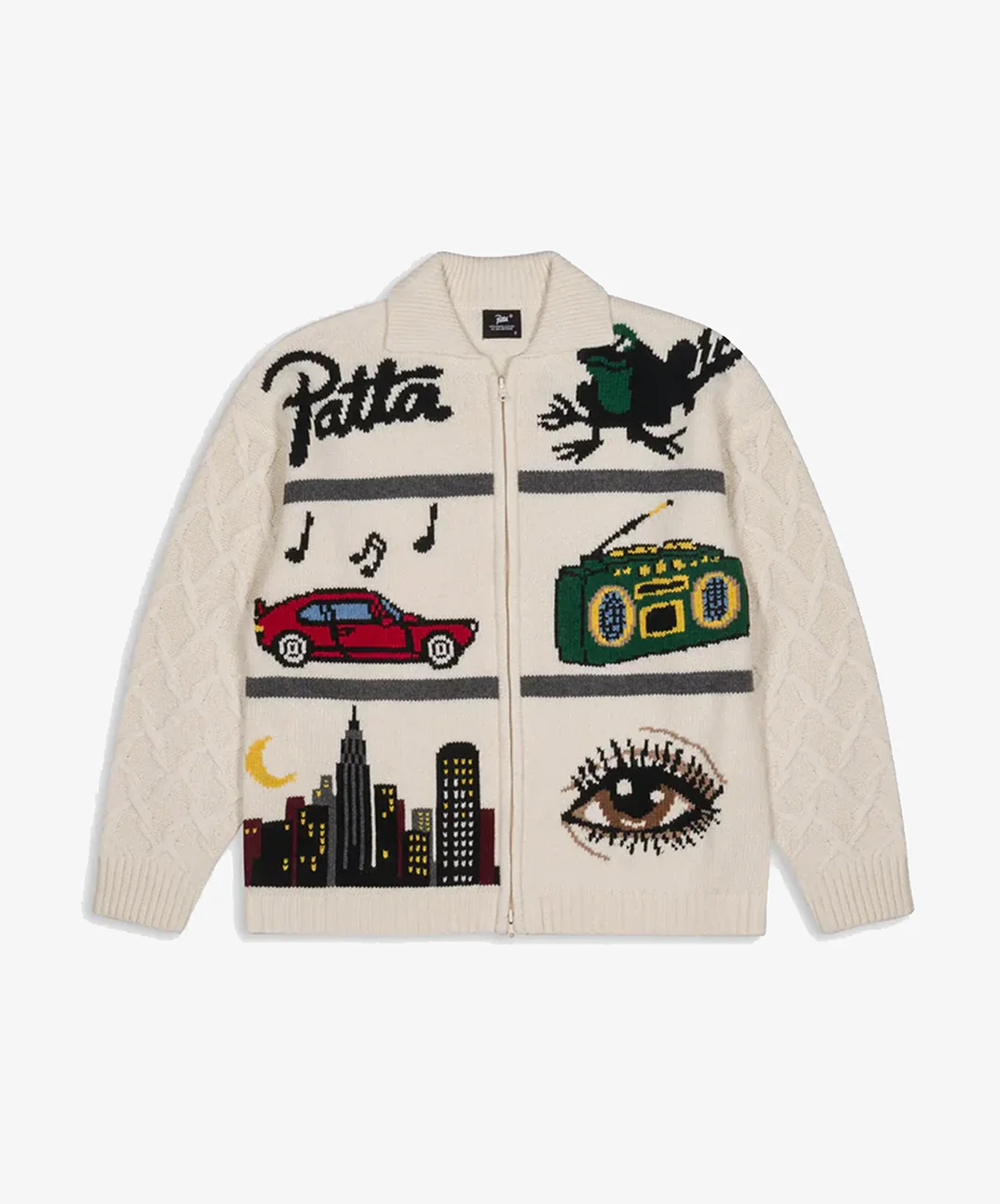 PATTA | PERFECT DAY KNITTED CARDIGAN { PEYOTE