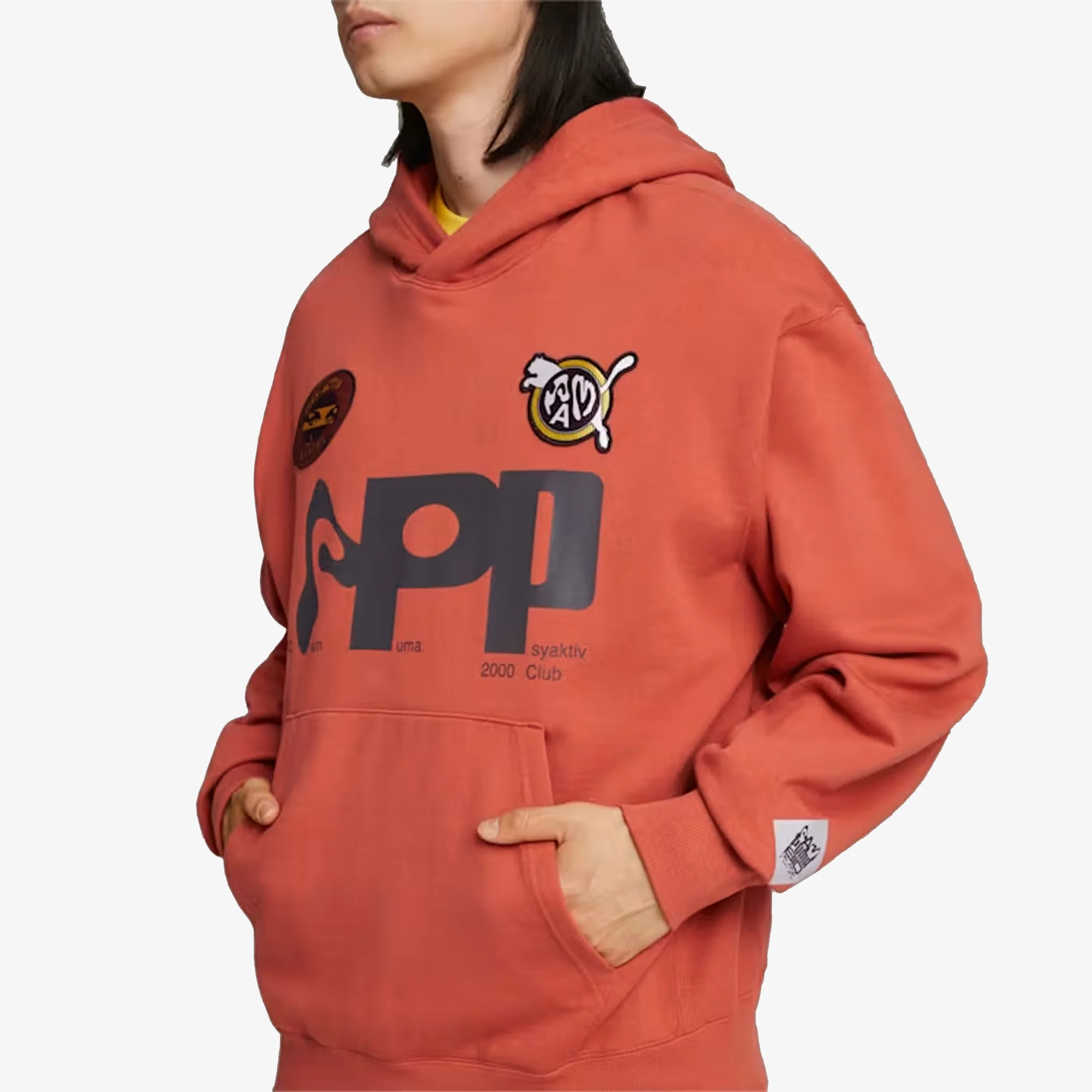 Puma | PERKS AND MINI GRAPHIC HOODIE  { APPLE CIDER - Image 6