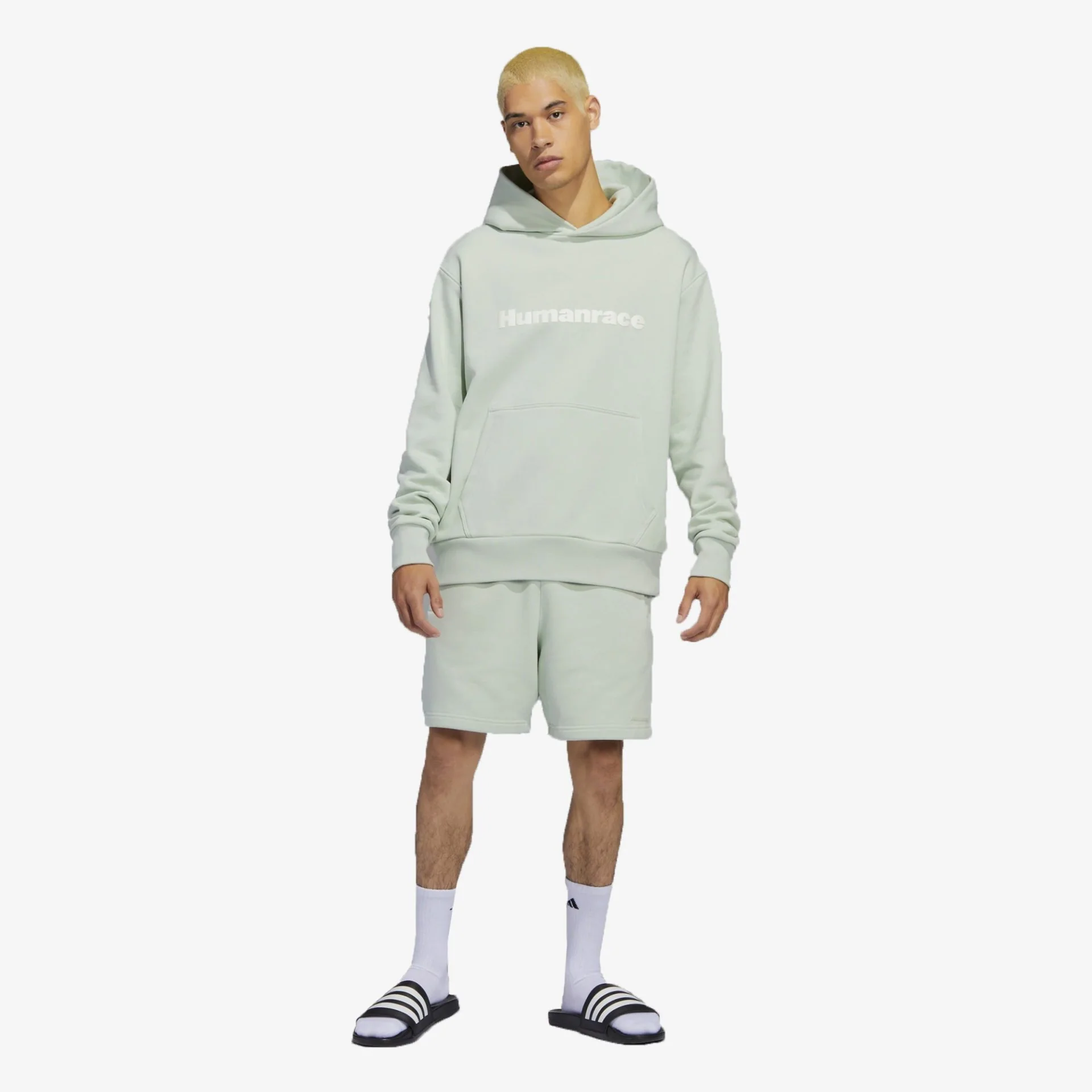 Adidas | PHARRELL WILLIAMS BASICS SHORTS { LIGHT GREEN