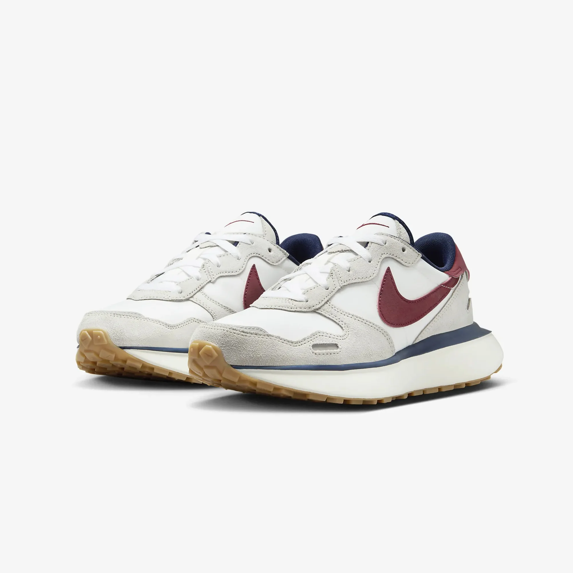 Nike | PHOENIX WAFFLE { LIGHT BONE/TEAM RED-SAIL-MIDNIGHT NAVY - Image 2