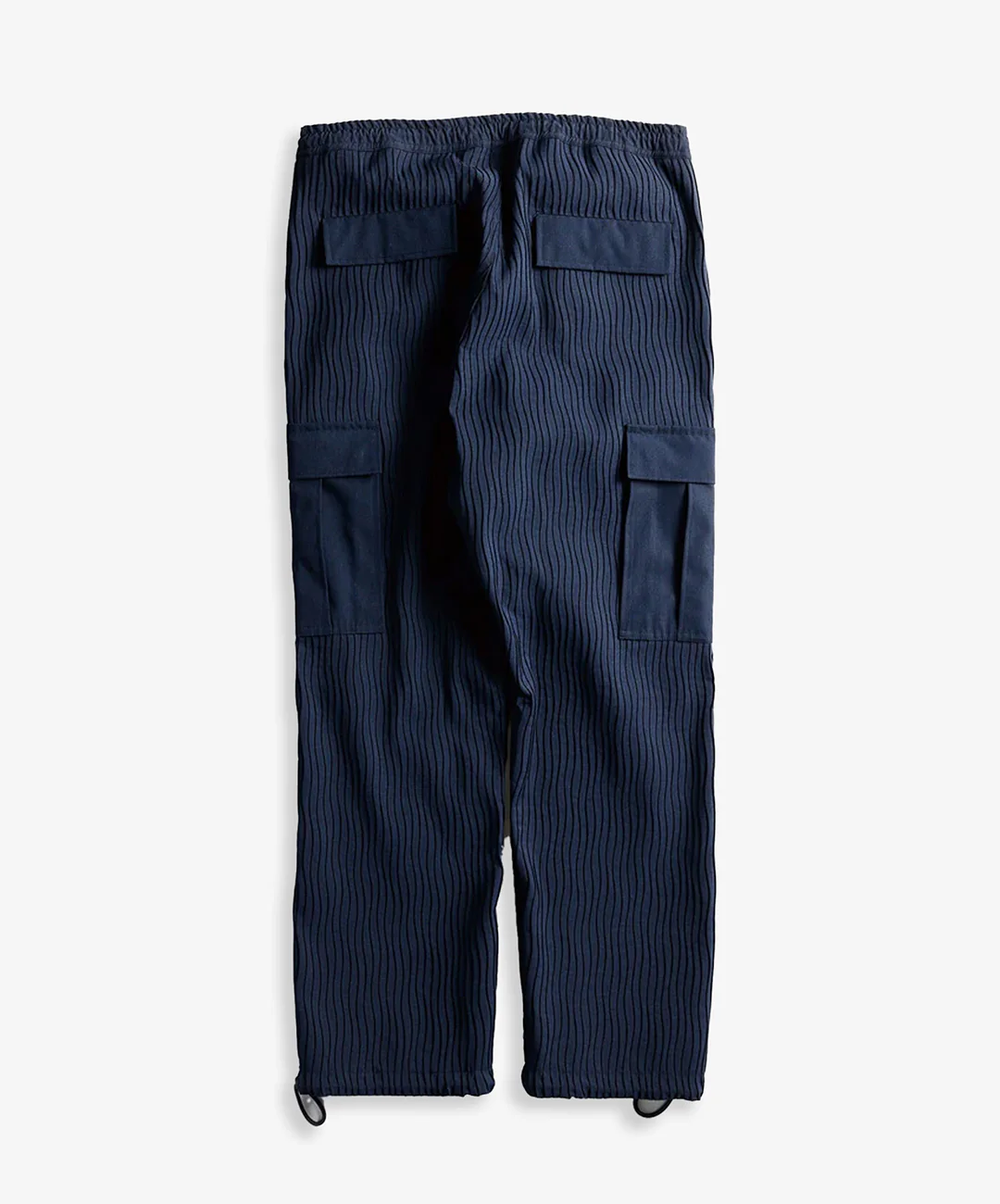 FDMTL | PLEATED CARGO PANTS { NAVY - Image 2