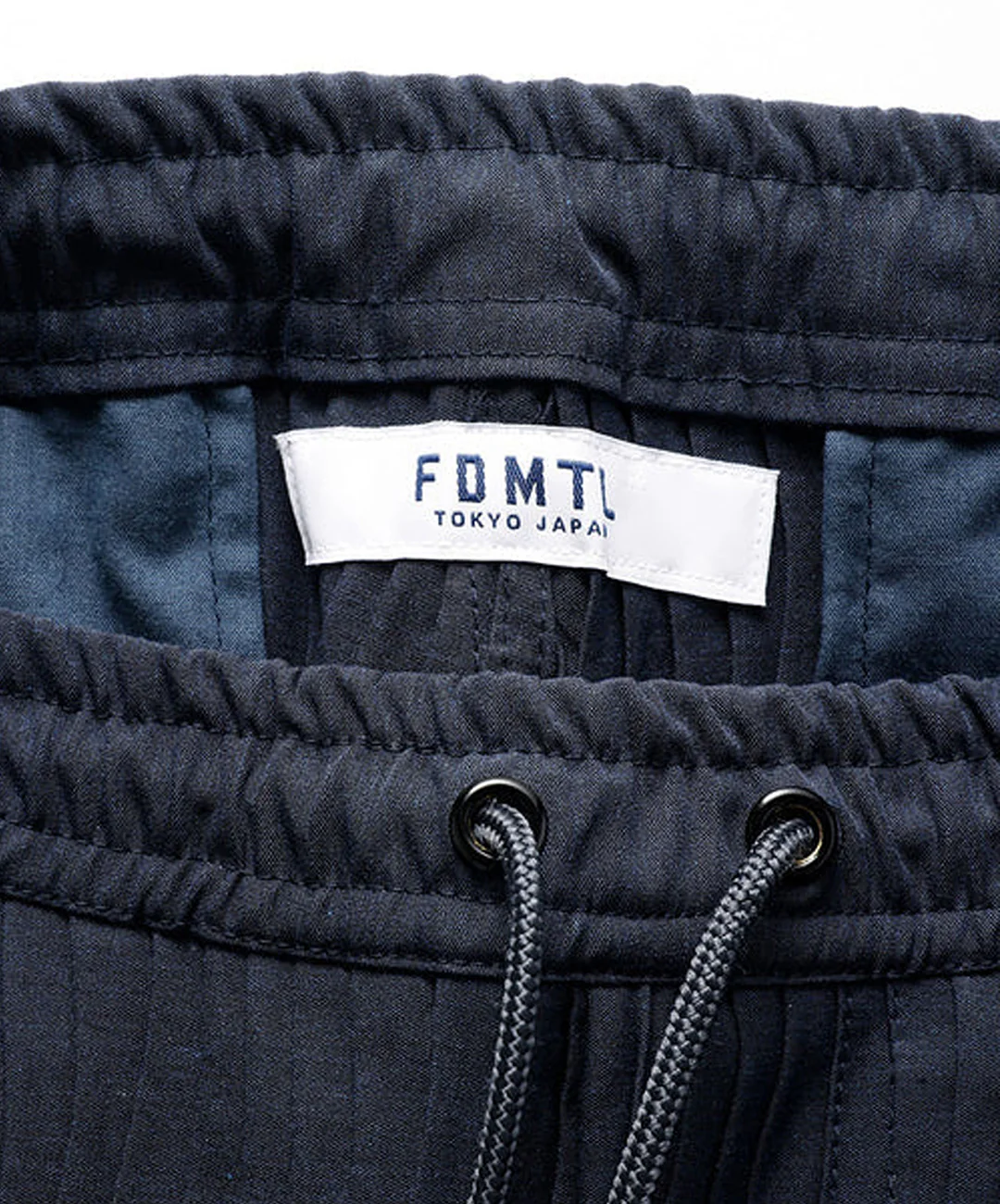 FDMTL | PLEATED CARGO PANTS { NAVY - Image 3