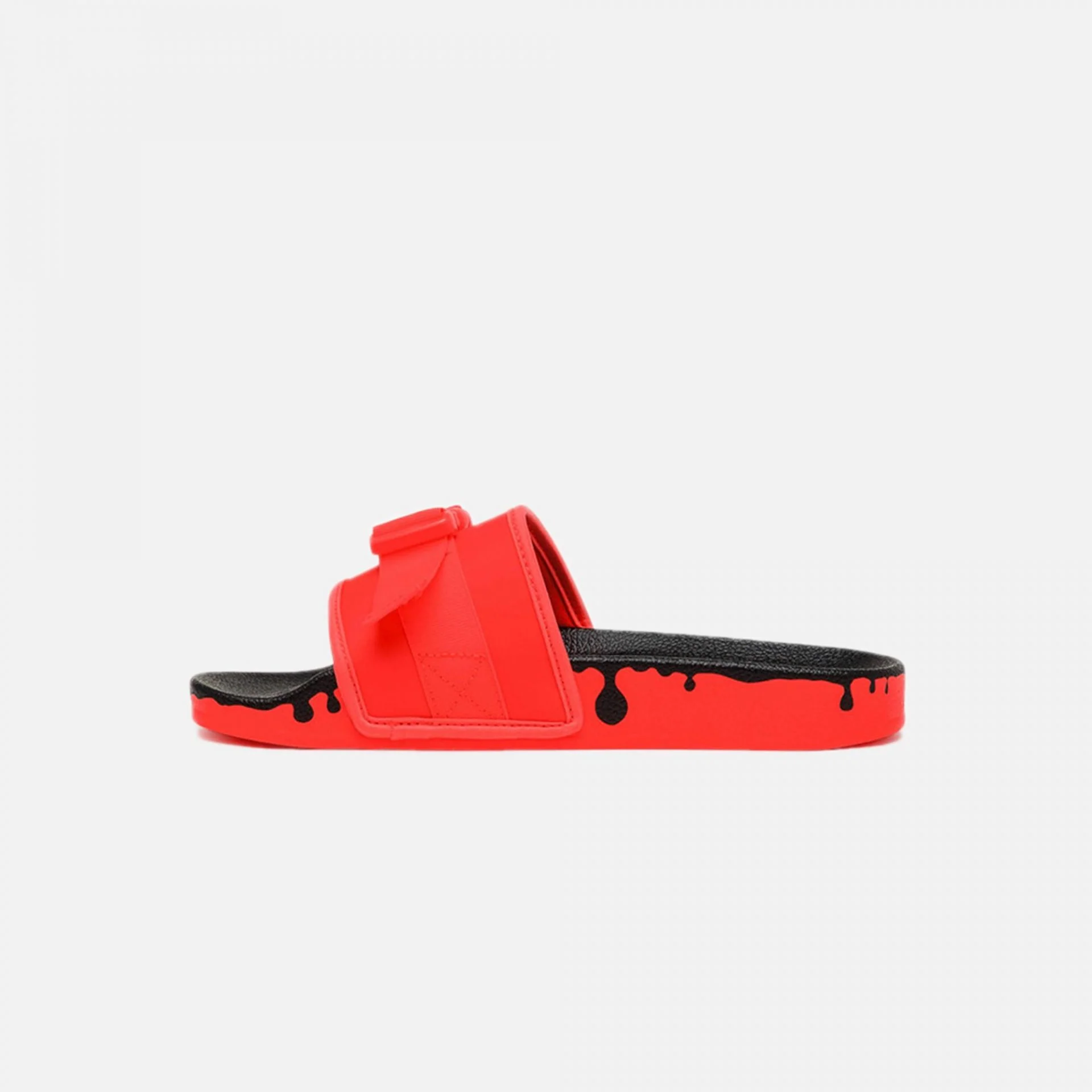 Adidas Originals | POUCHYLETTE SLIDES { SOLAR RED