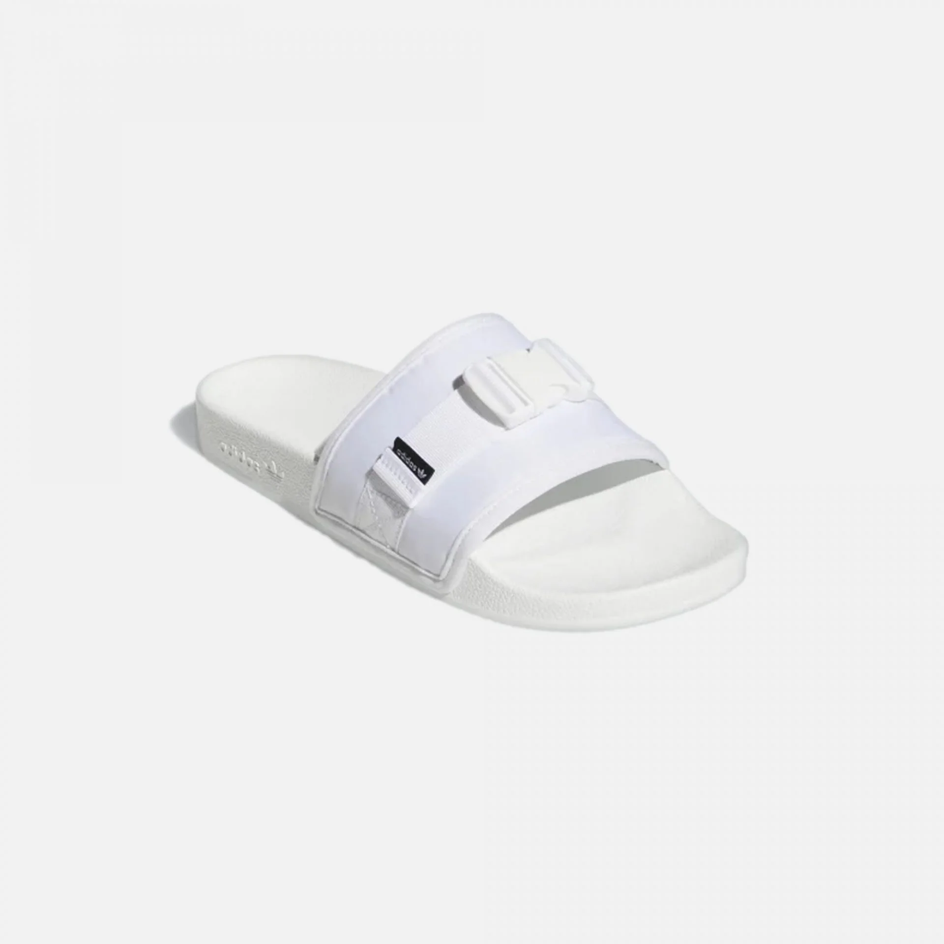 Adidas Originals | POUCHYLETTE SLIDES { WHITE - Image 3