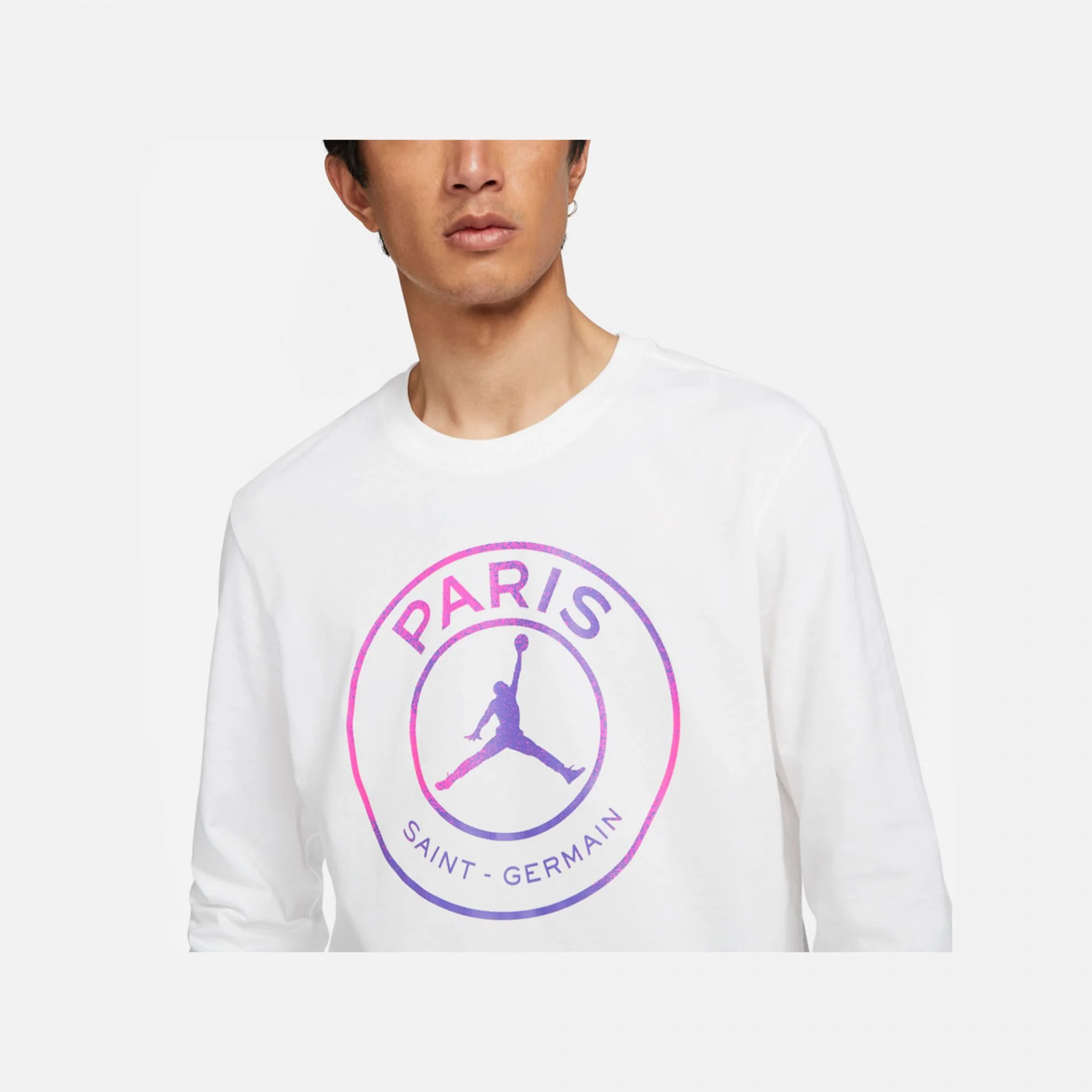 Nike | PSG LONG SLEEVE T-SHIRT WHITE - Image 3
