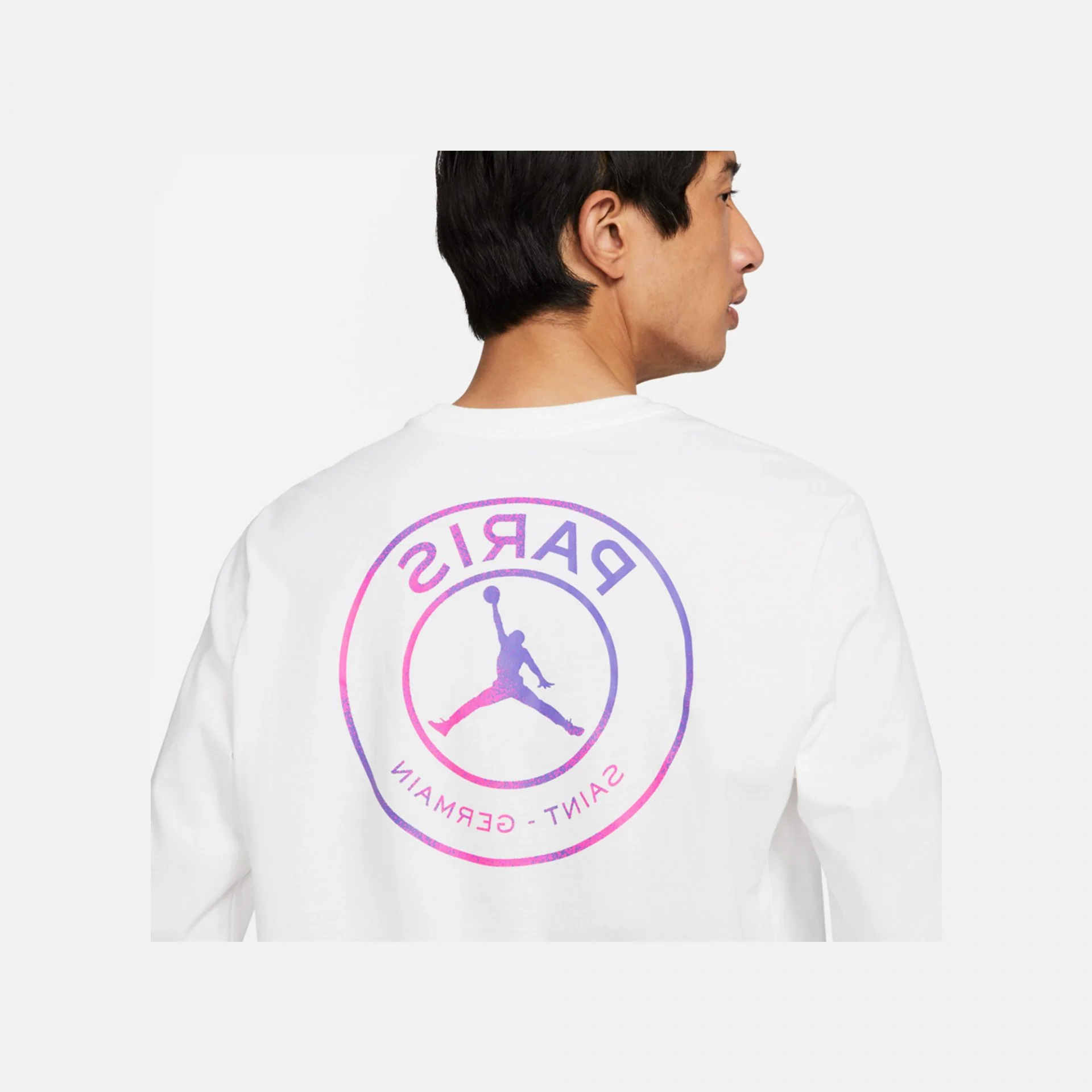 Nike | PSG LONG SLEEVE T-SHIRT WHITE - Image 4