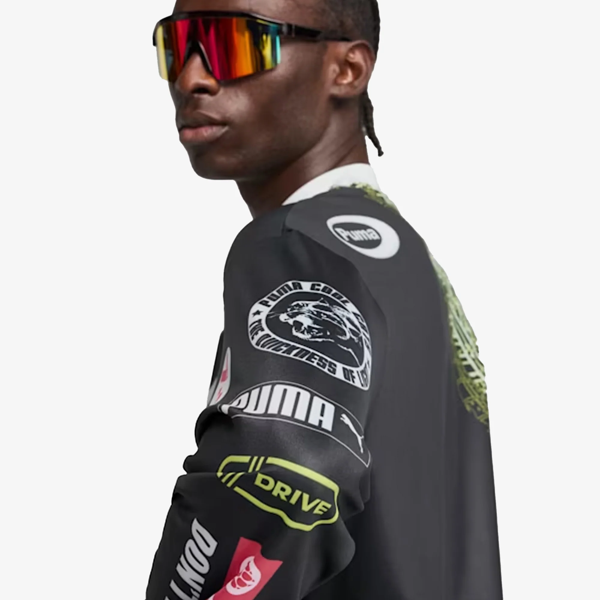 PUMA |X A$AP ROCKY TIRE LONG SLEEVE TEE WITH GLOVES { PUMA WHITE - Image 5