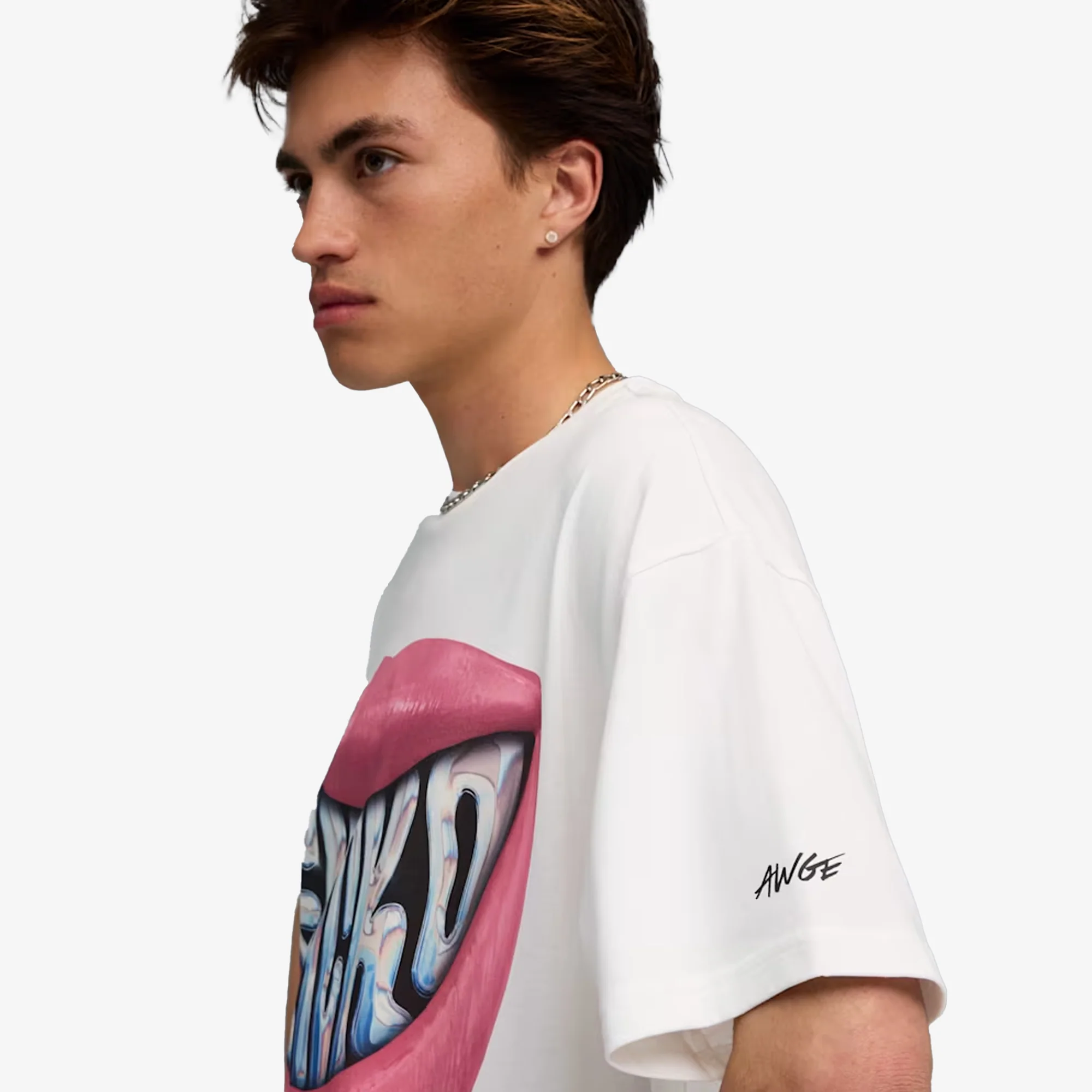 PUMA | A$AP ROCKY x PUMA FLACKO SMILE TEE { PUMA WHITE - Image 4