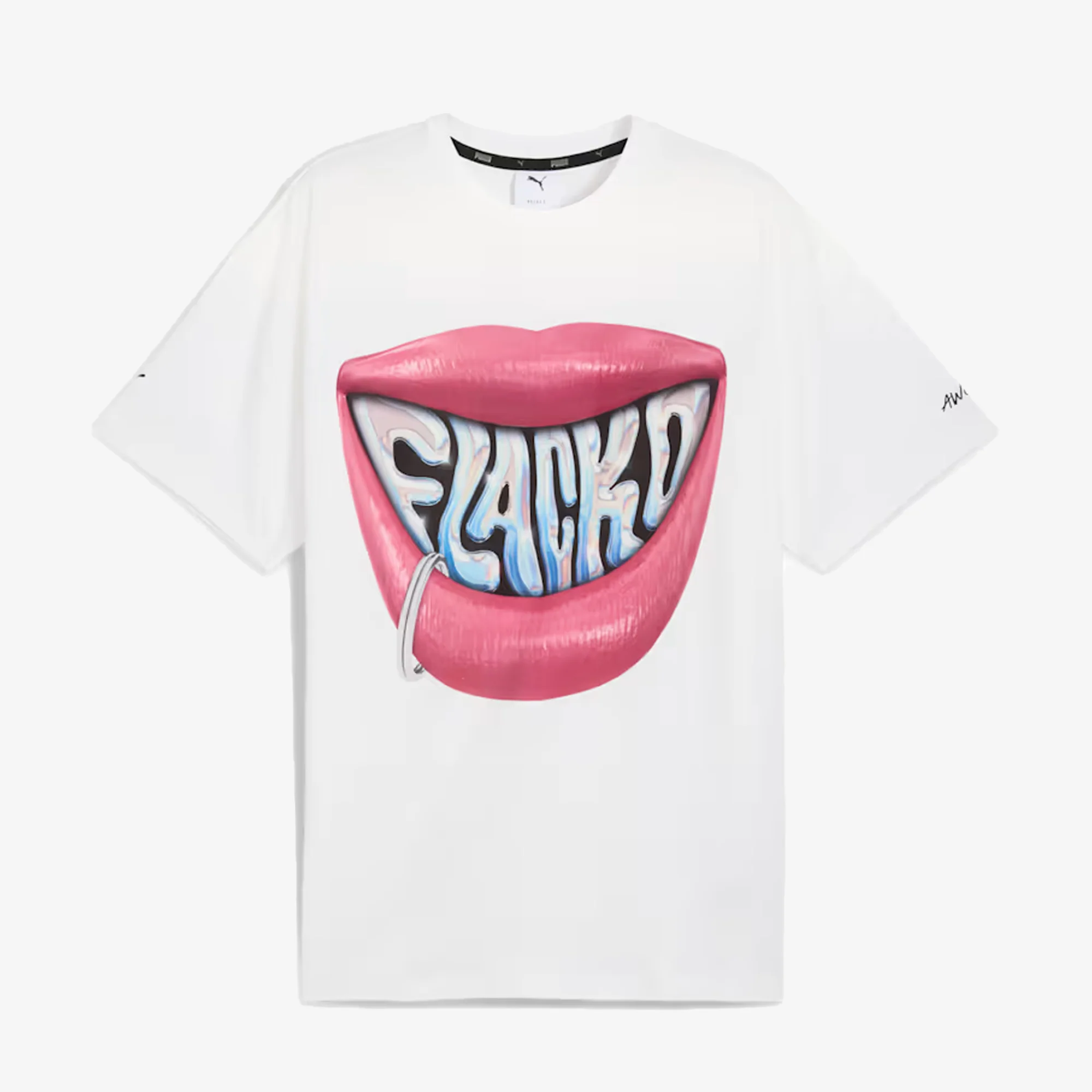 PUMA | A$AP ROCKY x PUMA FLACKO SMILE TEE { PUMA WHITE - Image 5