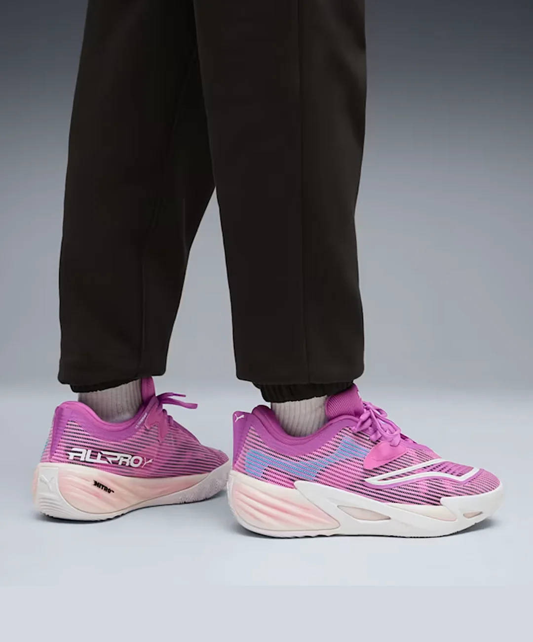 Puma | ALL-PRO NITRO 2 HIGH STABILITY { ELECTRIC ORCHID-WHITE - Image 6