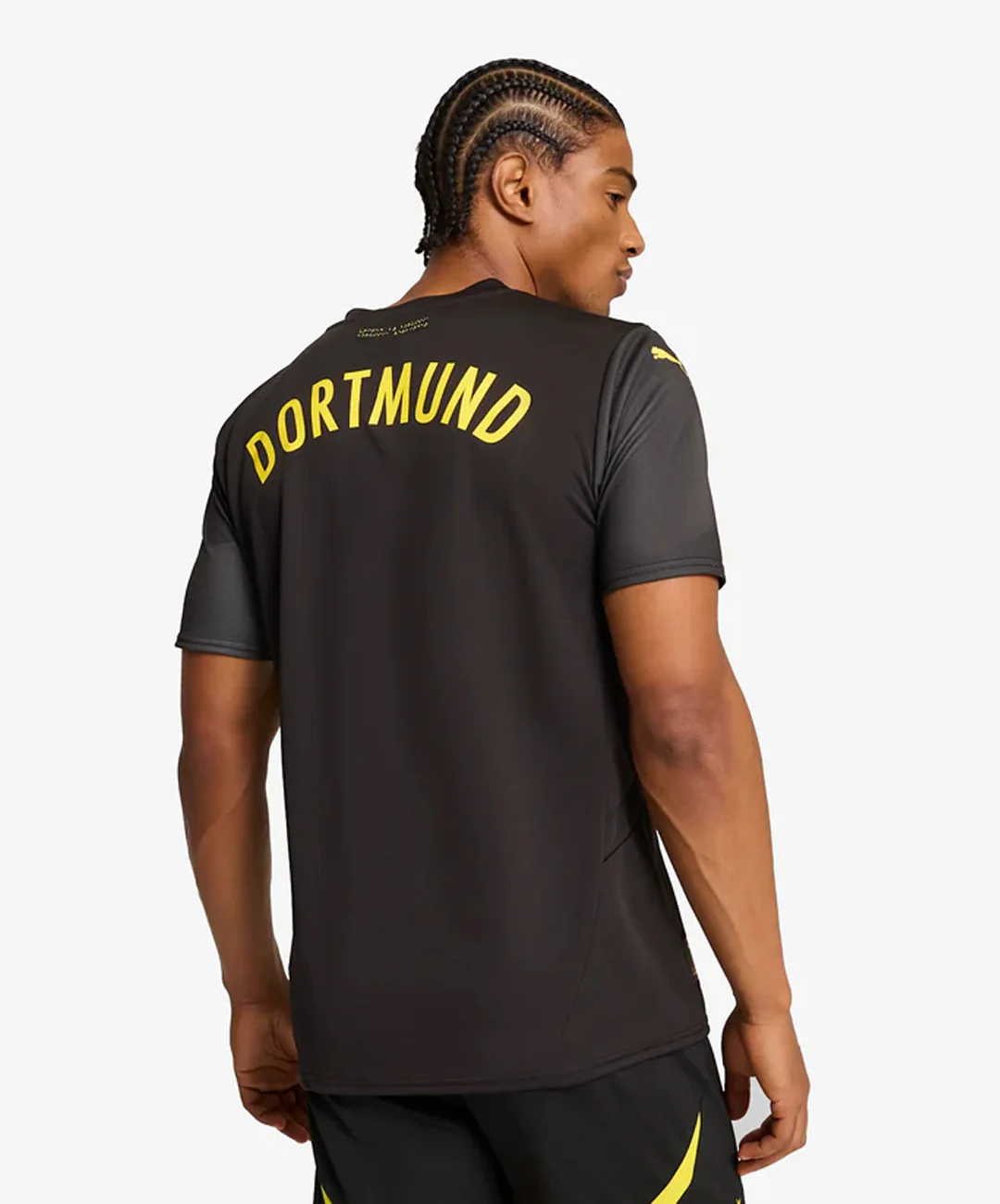 PUMA | BORUSSIA DORTMUND 24/25 AWAY FOOTBALL JERSEY { BLACK - Image 2