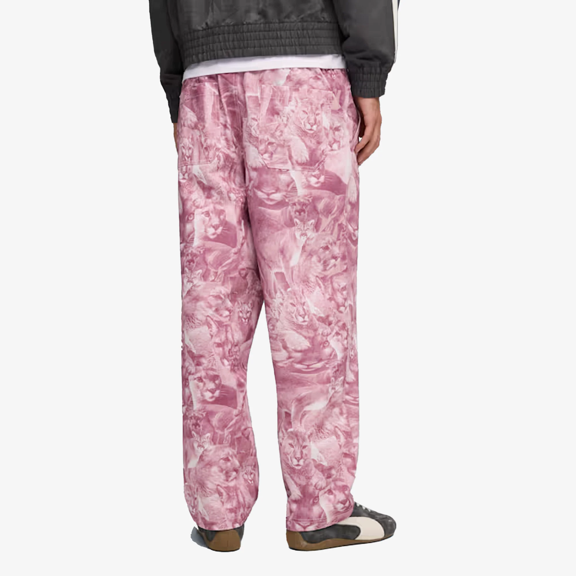 Puma | CAT CRAZY ANIMAL PRINT PANTS { POISED PINK-AOP - Image 2