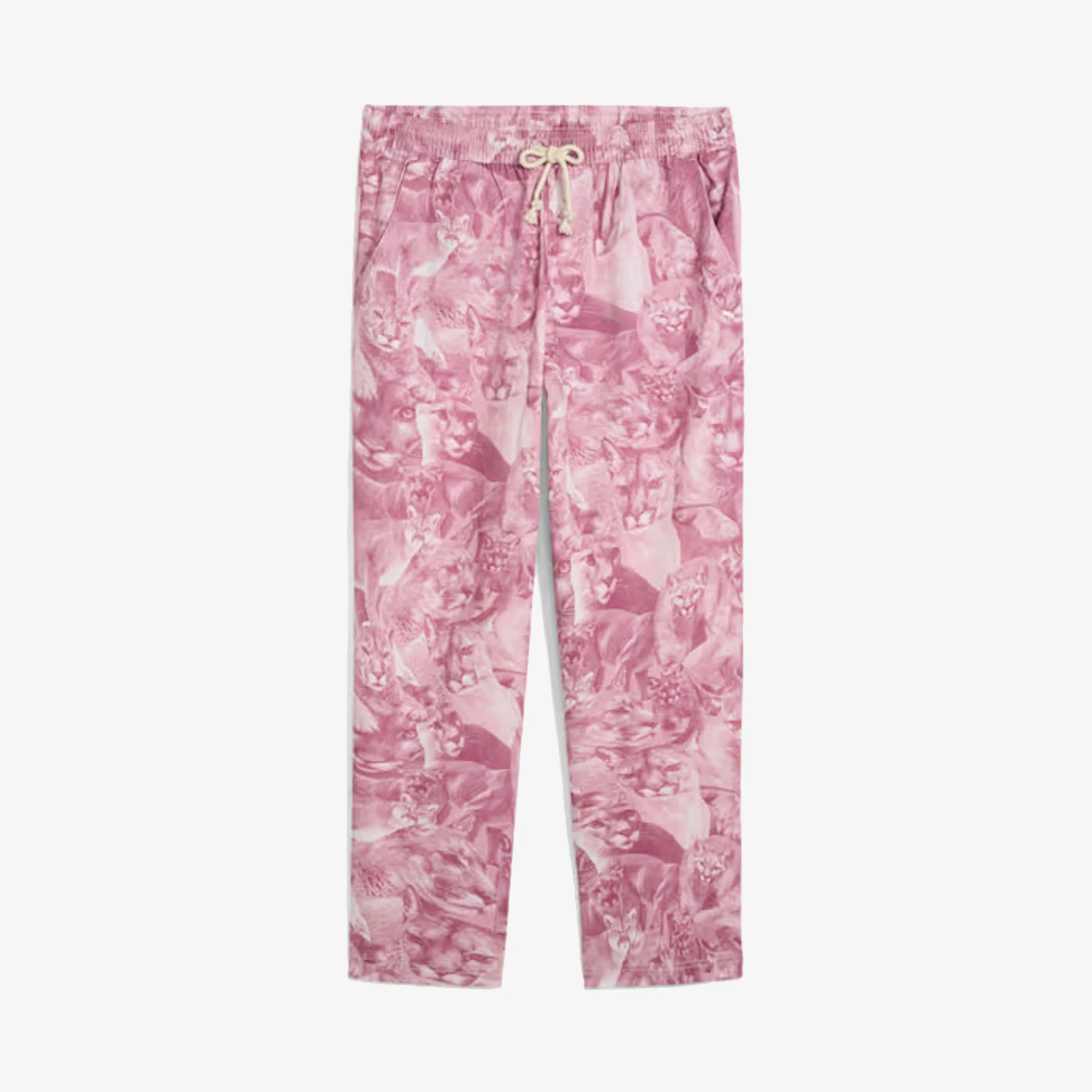Puma | CAT CRAZY ANIMAL PRINT PANTS { POISED PINK-AOP - Image 3