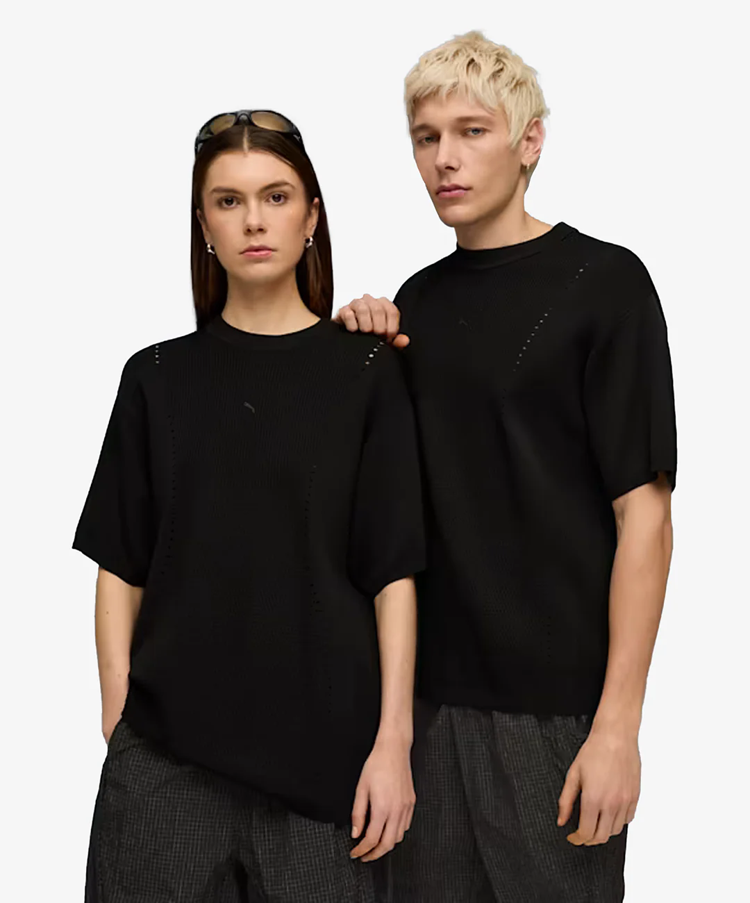 PUMA | CLRT RELAXED KNNITED { PUMA BLACK - Image 2