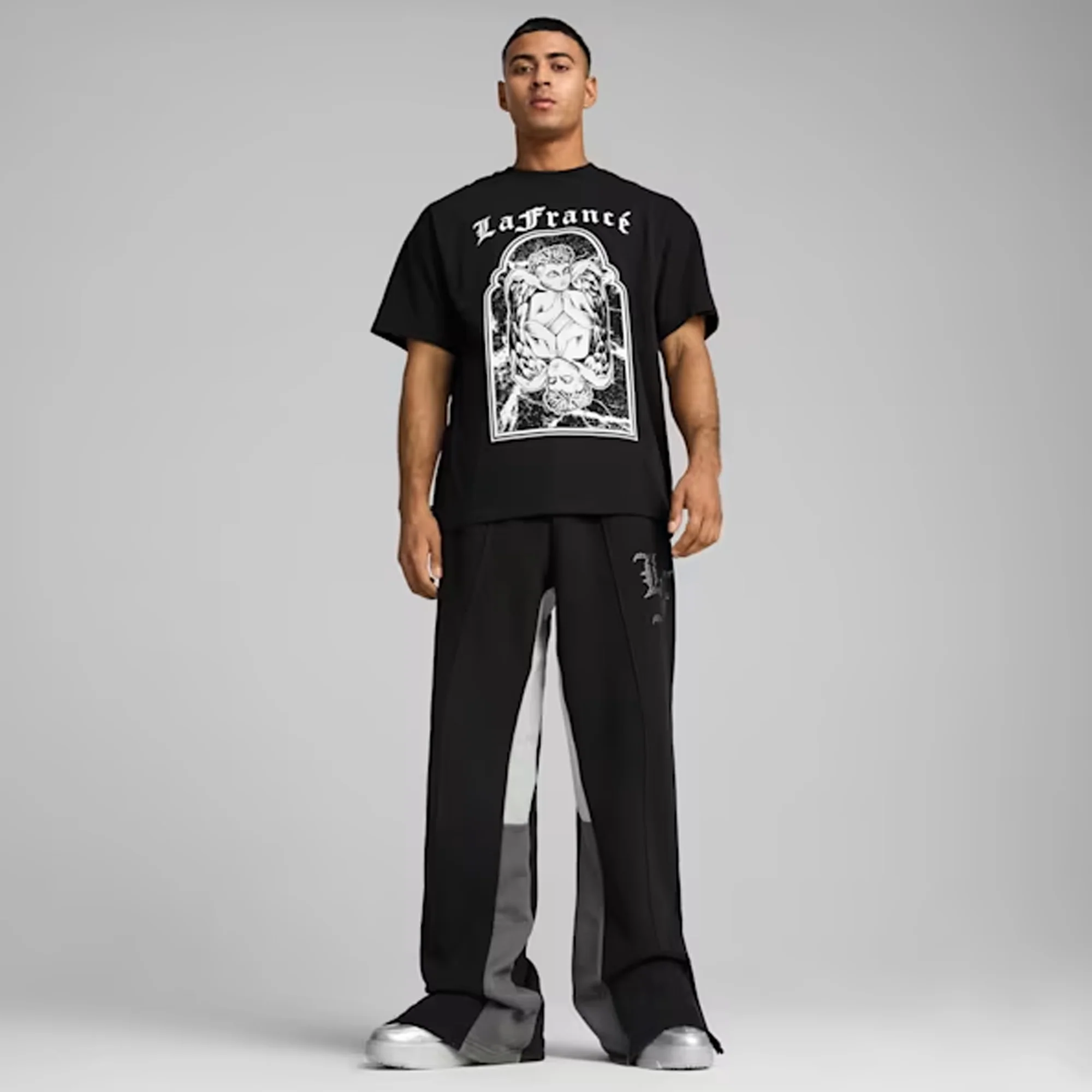 PUMA | HOOPS x LAFRANCE WRITTEN IN CHROME { BLACK - Image 7