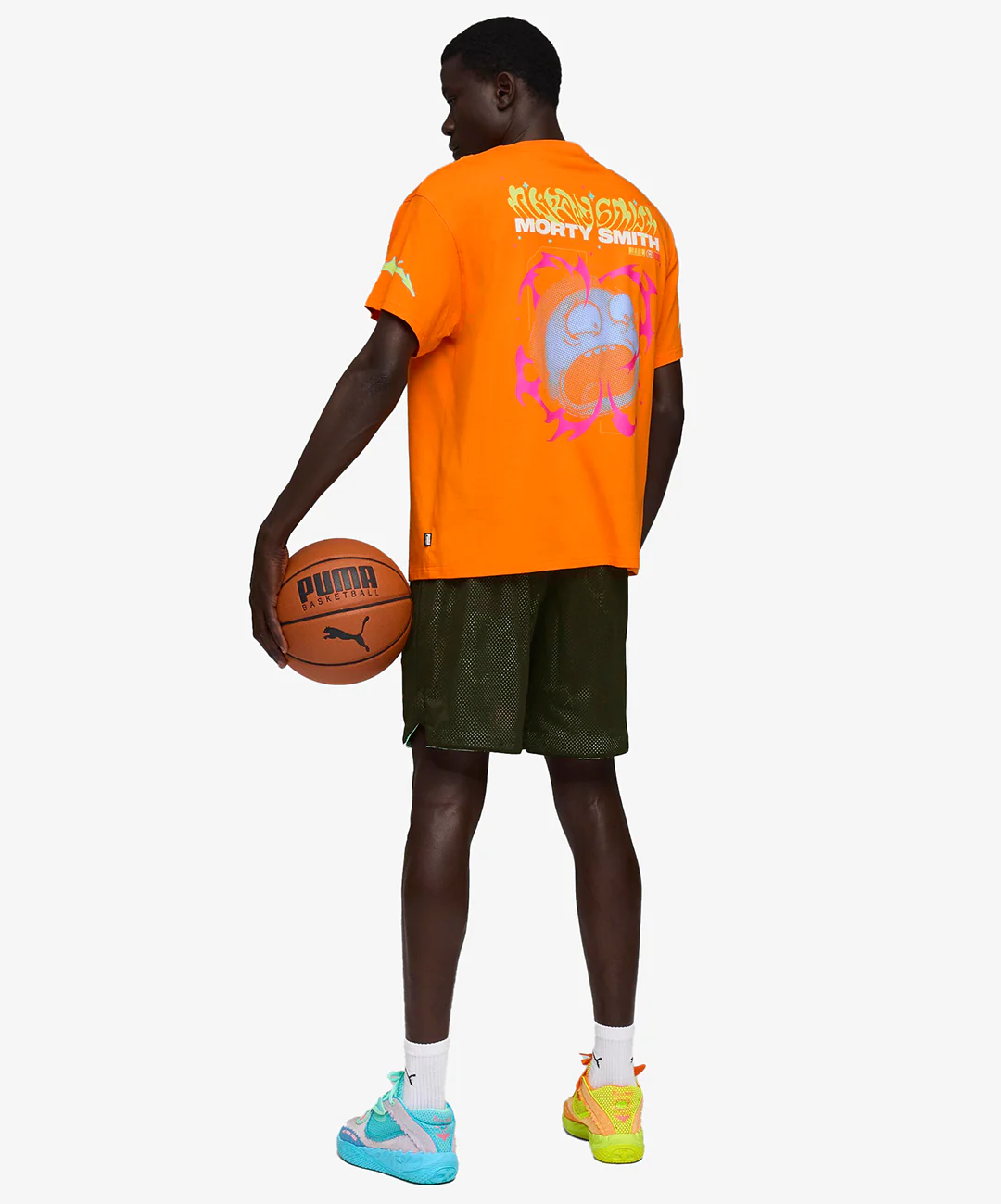 PUMA | x RICK AND MORTY TEE 2 { RICKIE ORANGE - Image 5